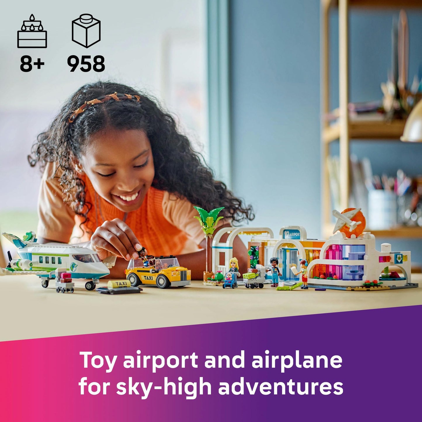 LEGO Friends Heartlake City Airport and Airplane 42656
