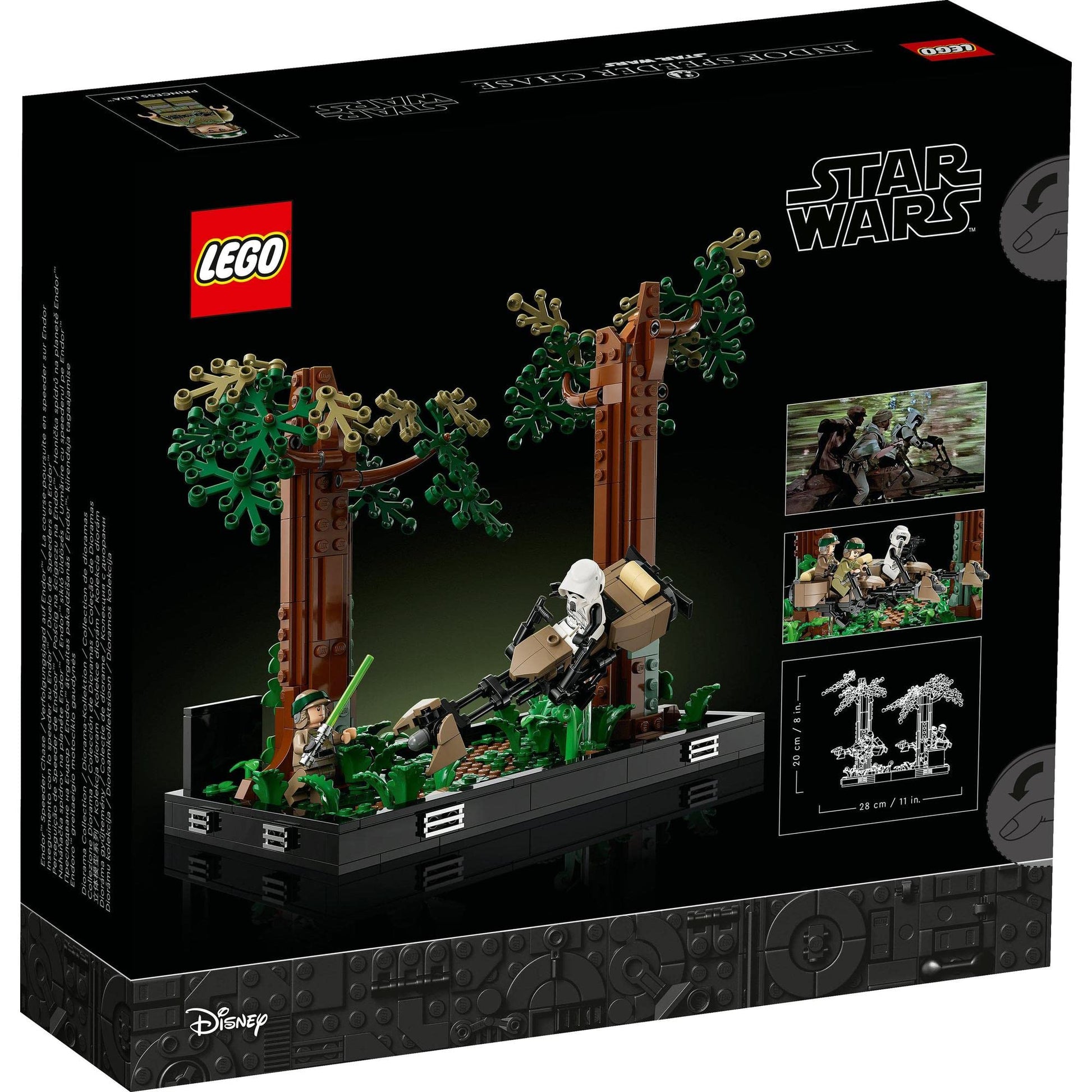 LEGO Star Wars Endor Speeder Chase Diorama 75353 Brick Island