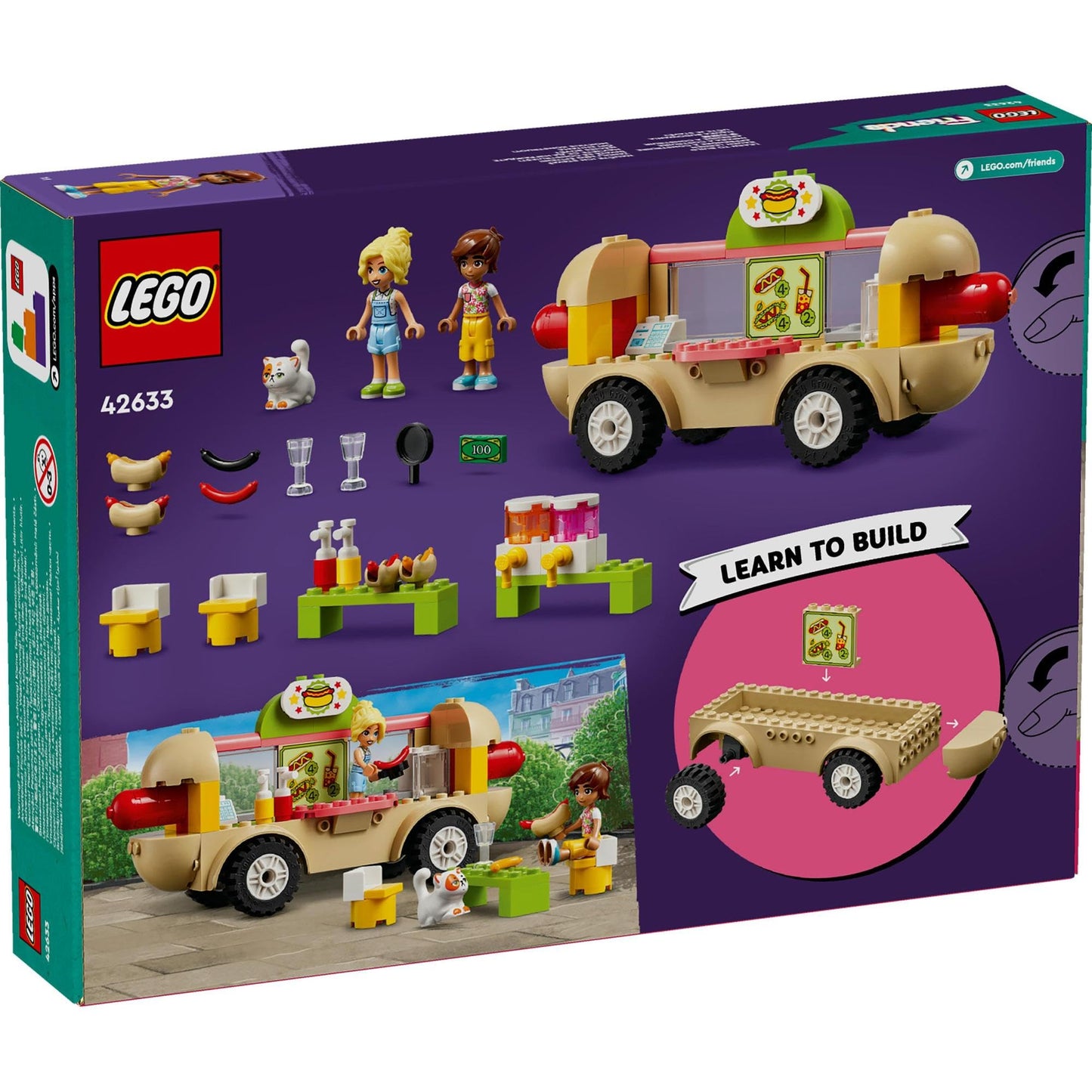 LEGO Friends Hot Dog Food Truck 42633 Amazon