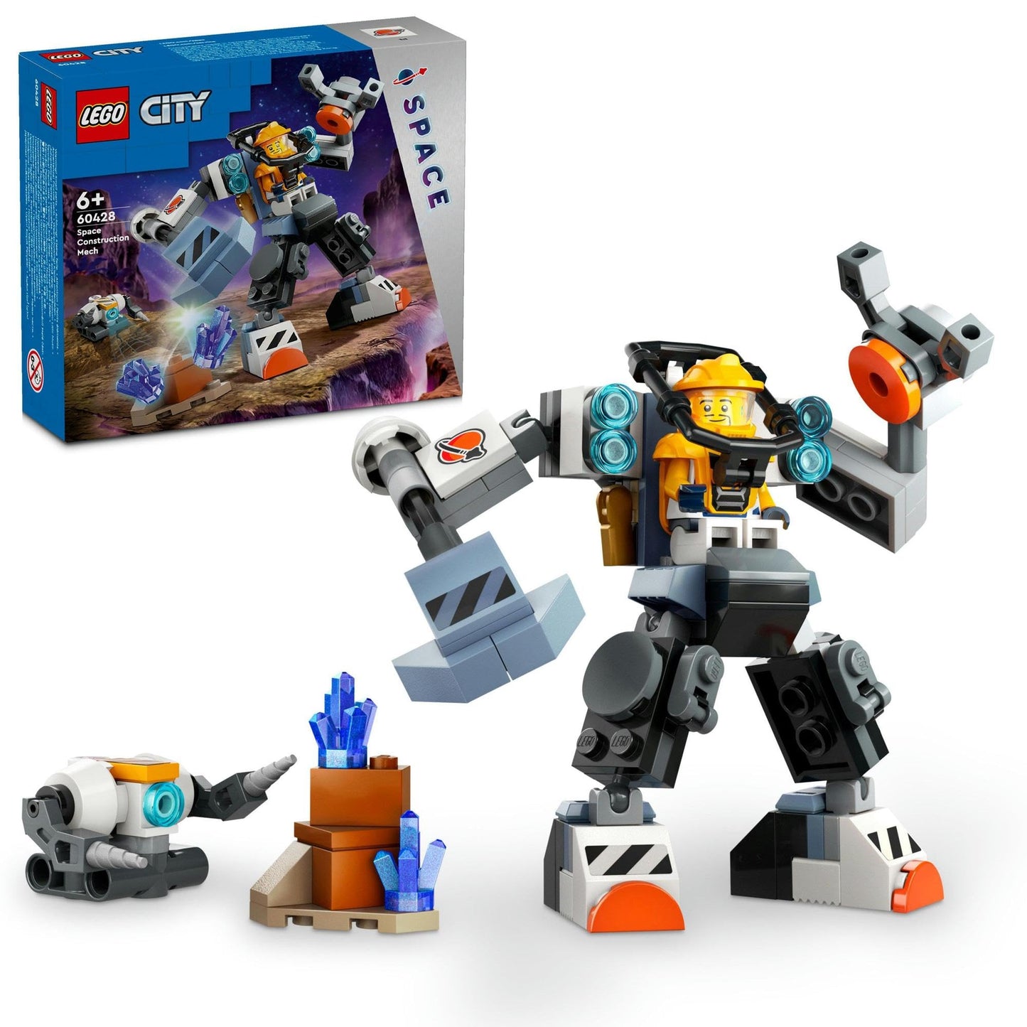 LEGO City Space Construction Mech 60428 Brick Island