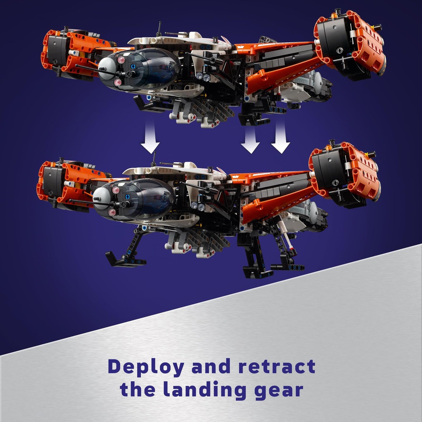 LEGO Technic VTOL Heavy Cargo Spaceship LT81 42181 Brick Island