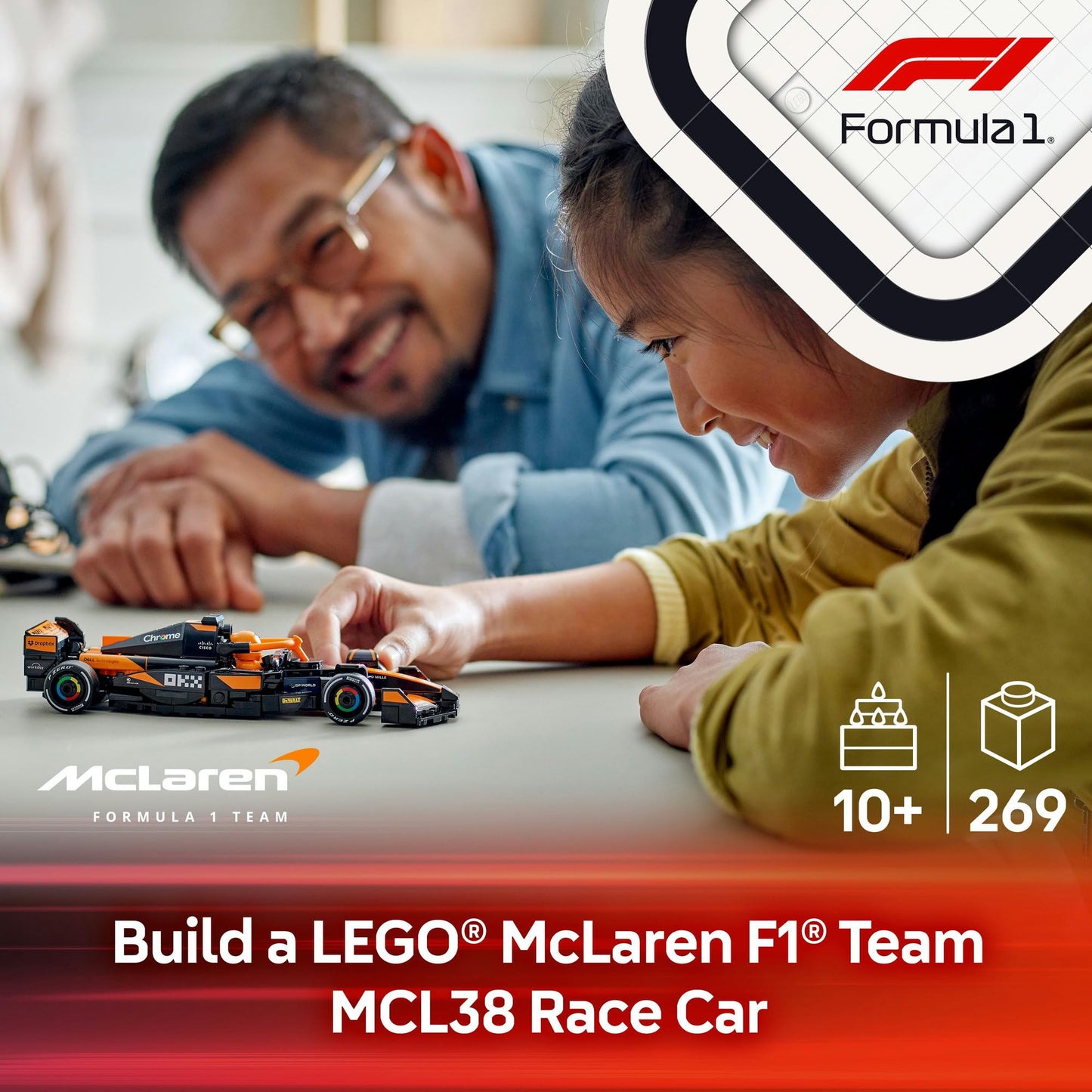 LEGO Speed Champions McLaren F1 Team MCL38 Race Car 77251 Brick Island
