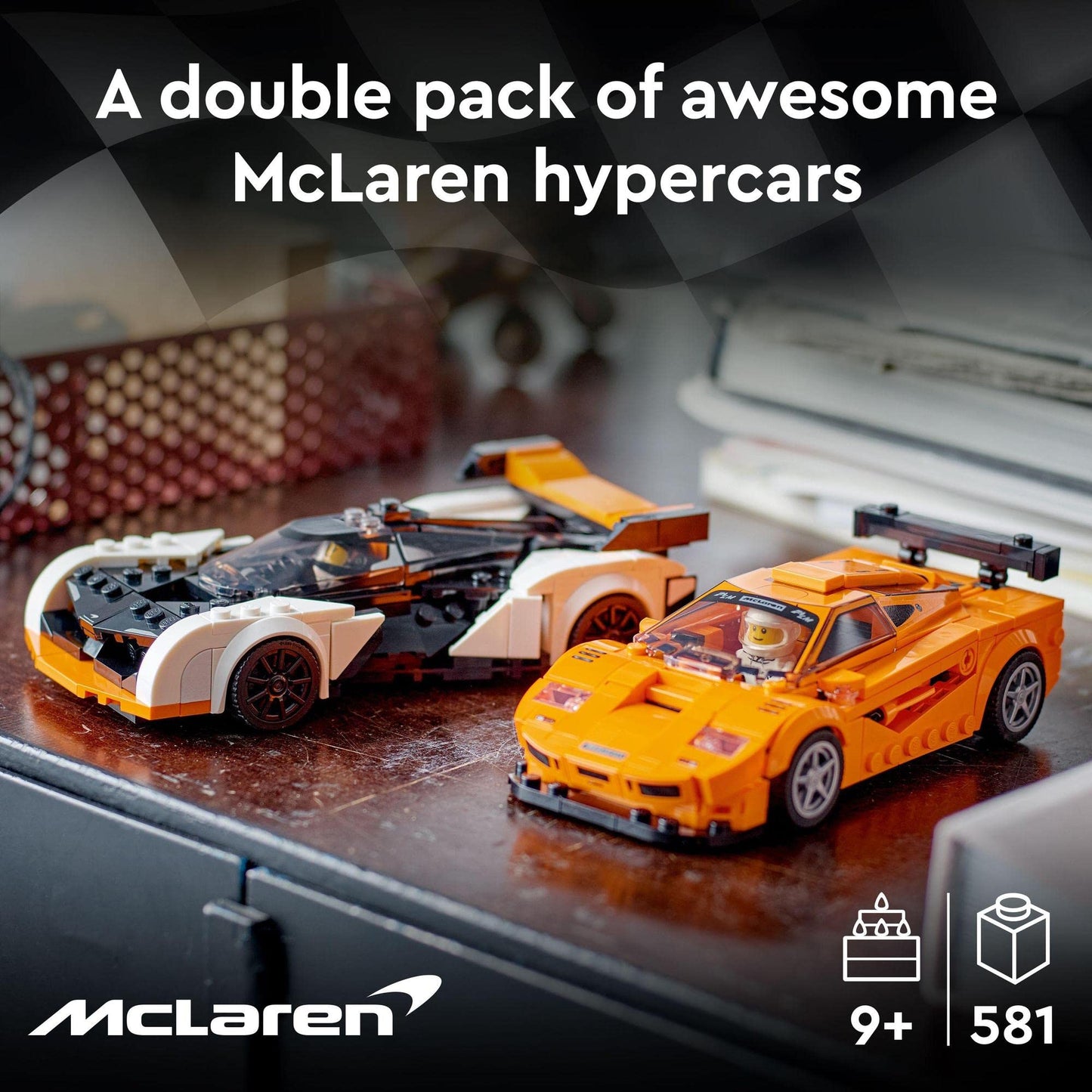 LEGO Speed Champions McLaren Solus GT & McLaren F1 LM 76918 Brick Island