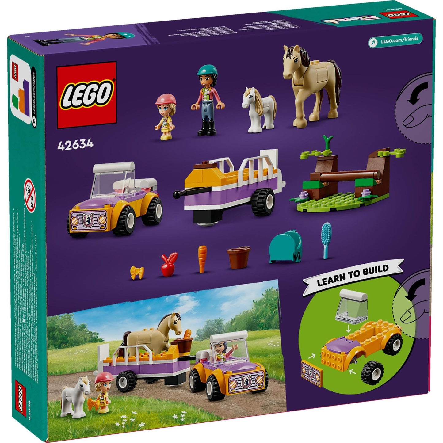 LEGO Friends Horse and Pony Trailer 42634 Amazon