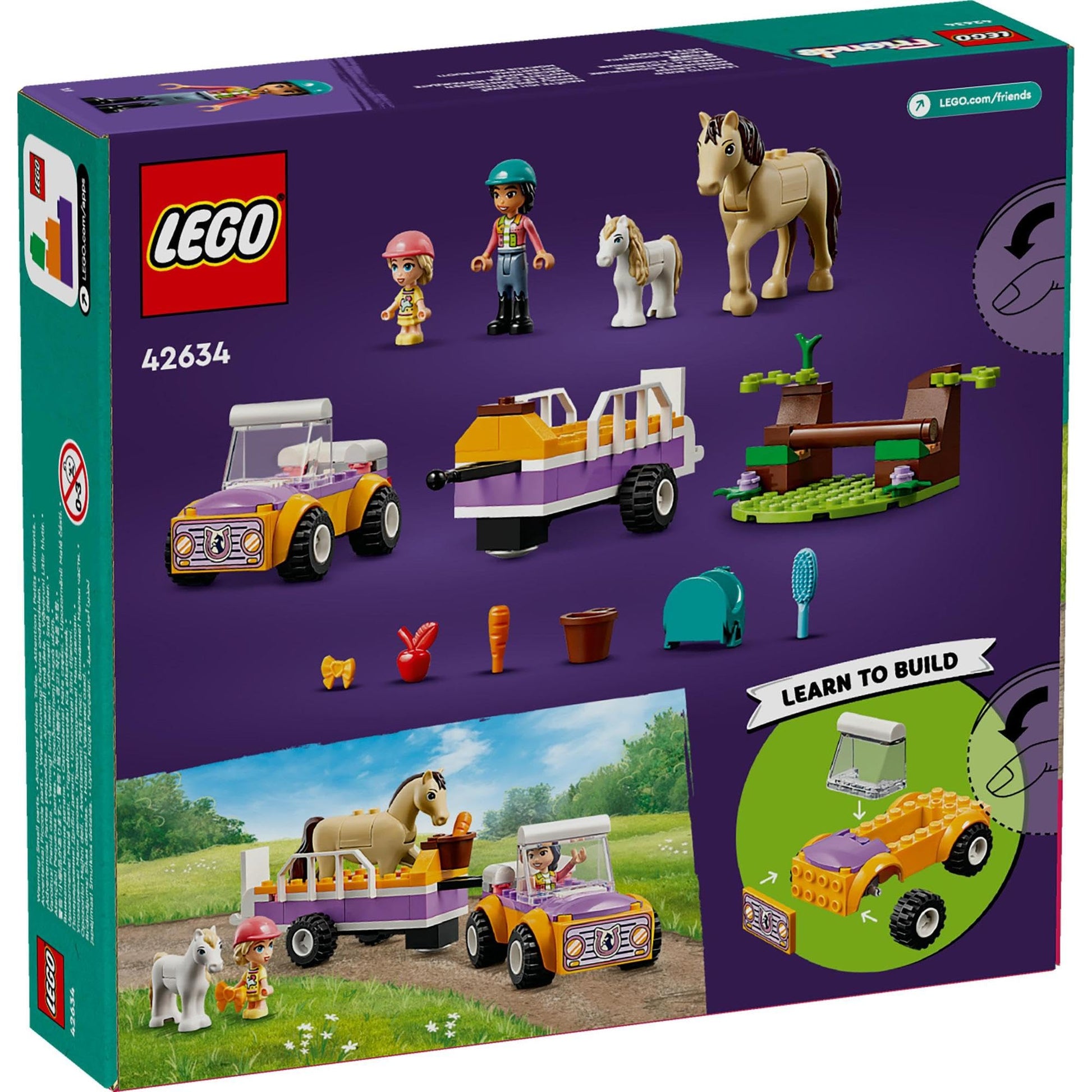 LEGO Friends Horse and Pony Trailer 42634 Amazon