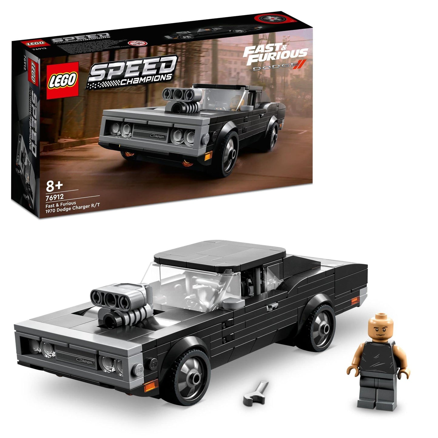 LEGO Speed Champions Fast & Furious 1970 Dodge Charger 76912 Brick Island