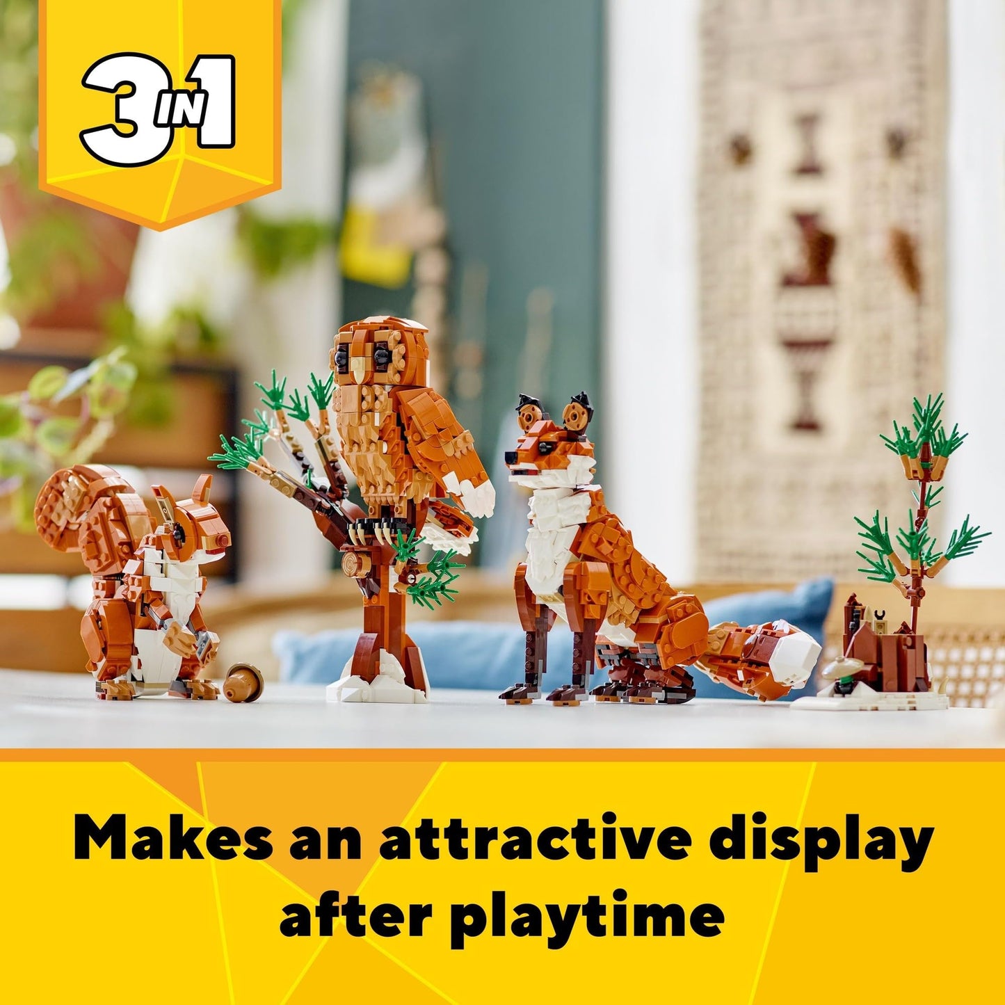 LEGO Creator 3in1 Forest Animals: Red Fox 31154 Brick Island