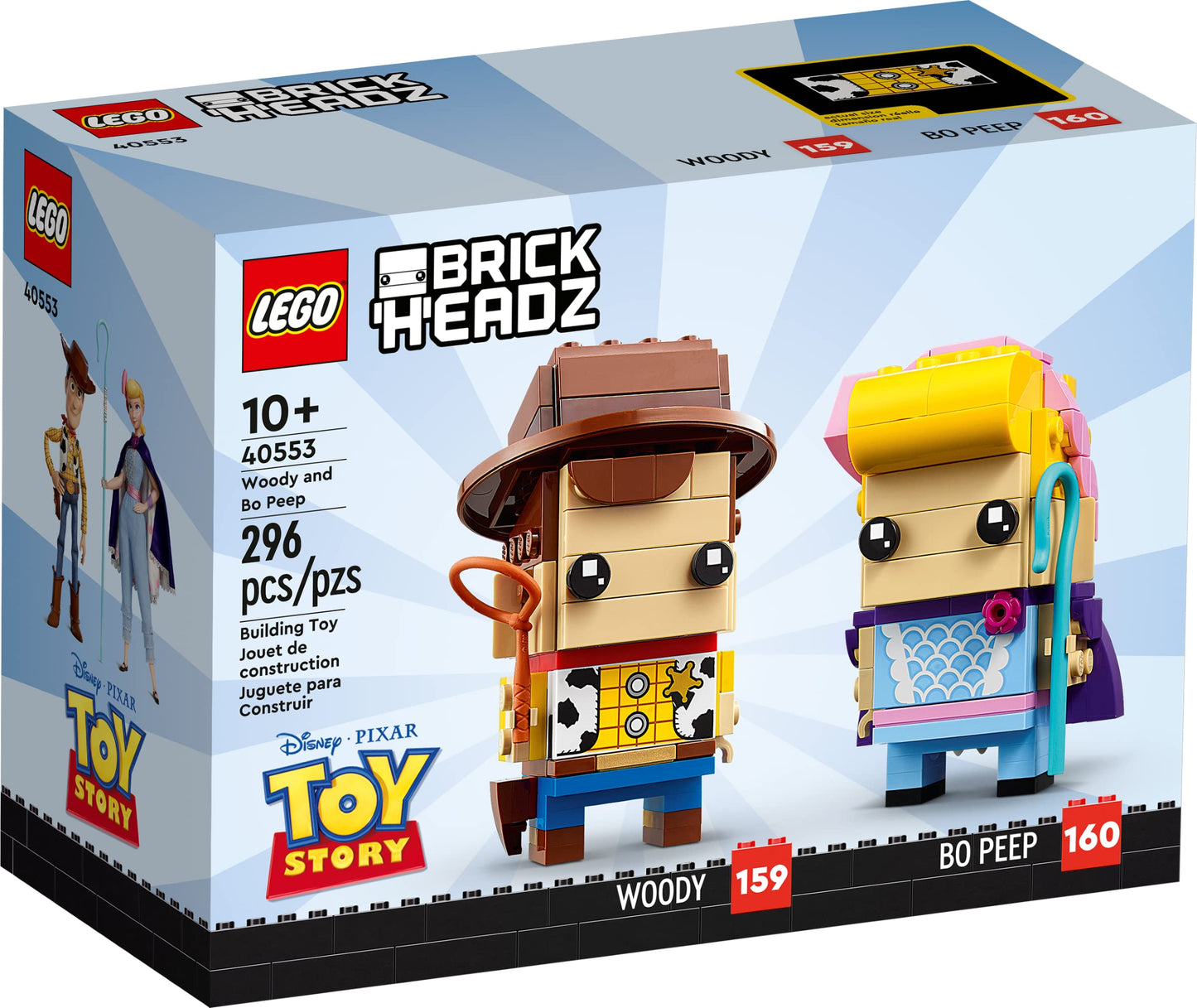 LEGO Brick Headz 40553 Woody and Bo Peep Brick Island