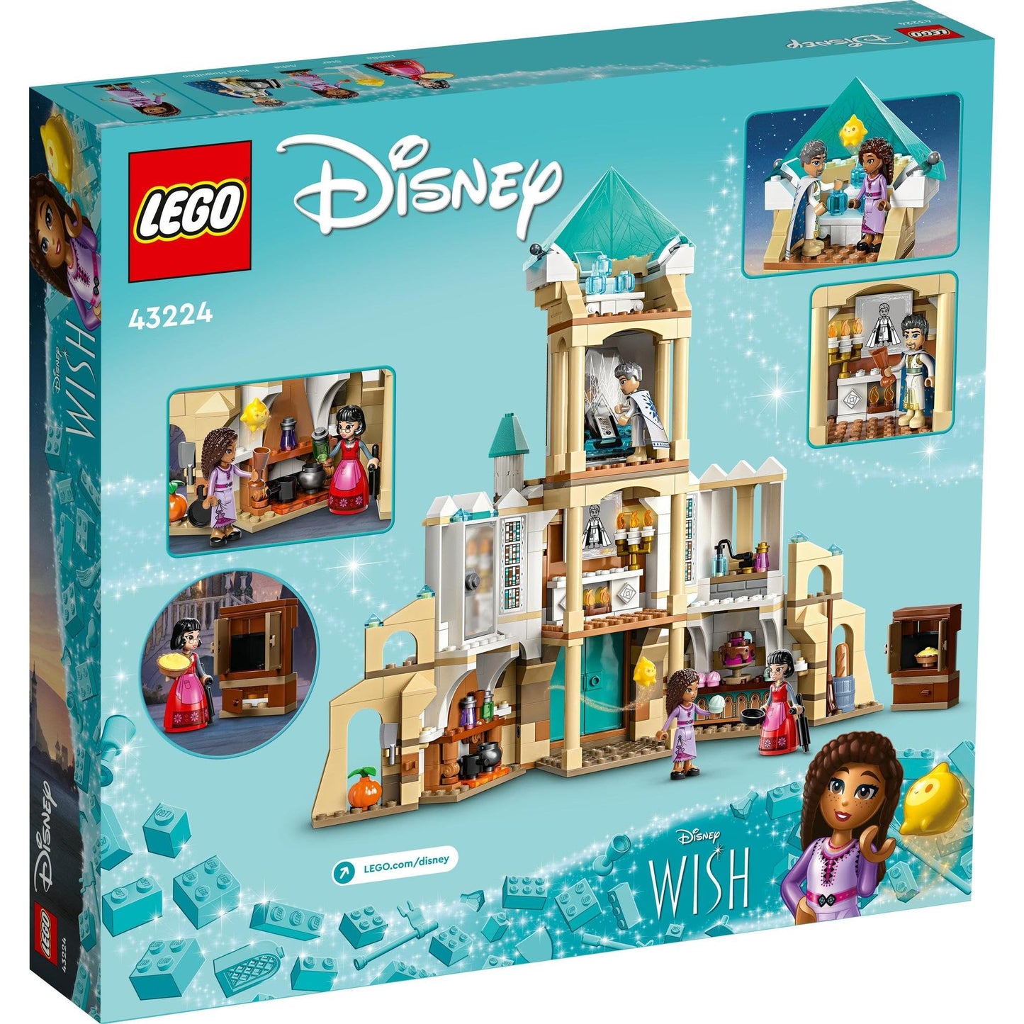 LEGO Disney Princess King Magnifico’s Castle 43224 Amazon