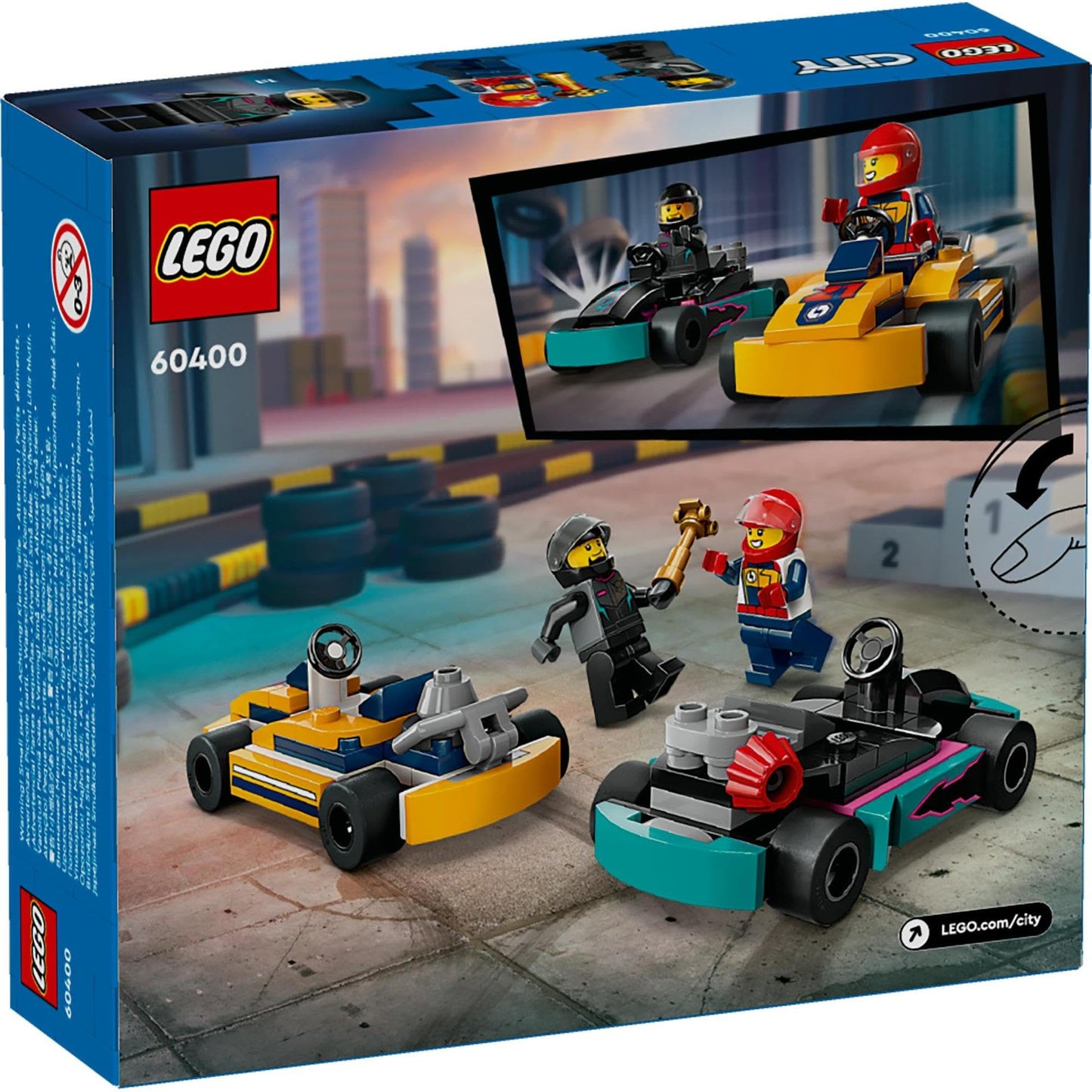 LEGO City Go-Karts and Race Drivers 60400 Brick Island