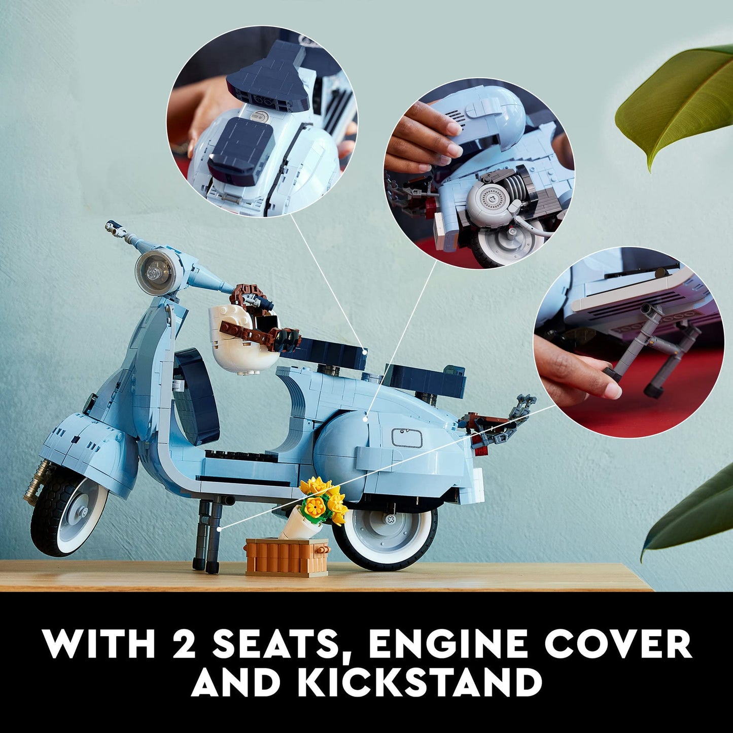 LEGO Icons Vespa 125 10298 Scooter Brick Island