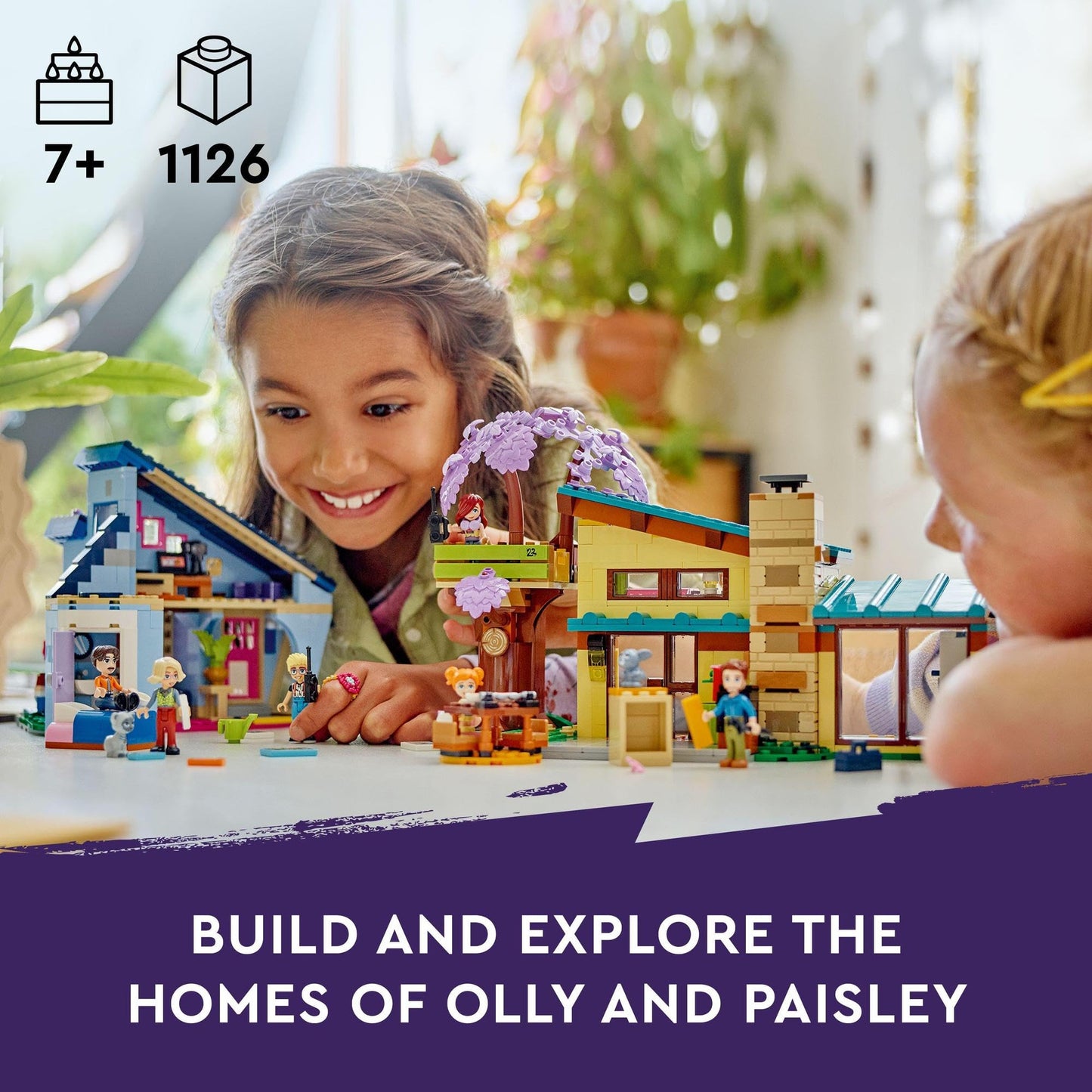 LEGO Friends Olly and Paisley's Family Houses 42620 Amazon