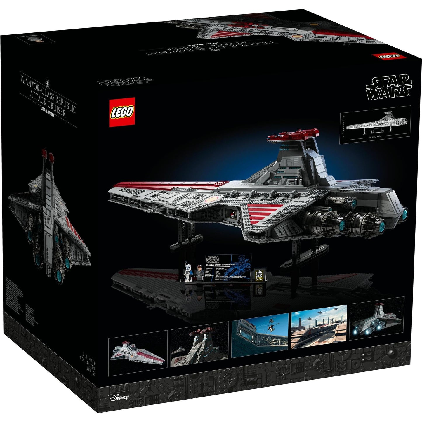 LEGO Star Wars Venator-Class Republic Attack Cruiser 75367 Brick Island
