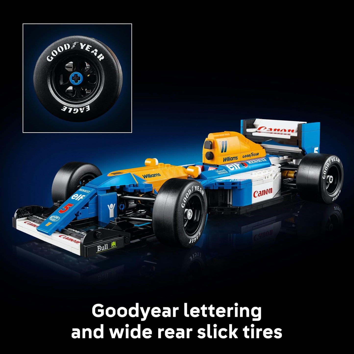 LEGO Icons Williams Racing FW14B & Nigel Mansell F1 10353 Brick Island