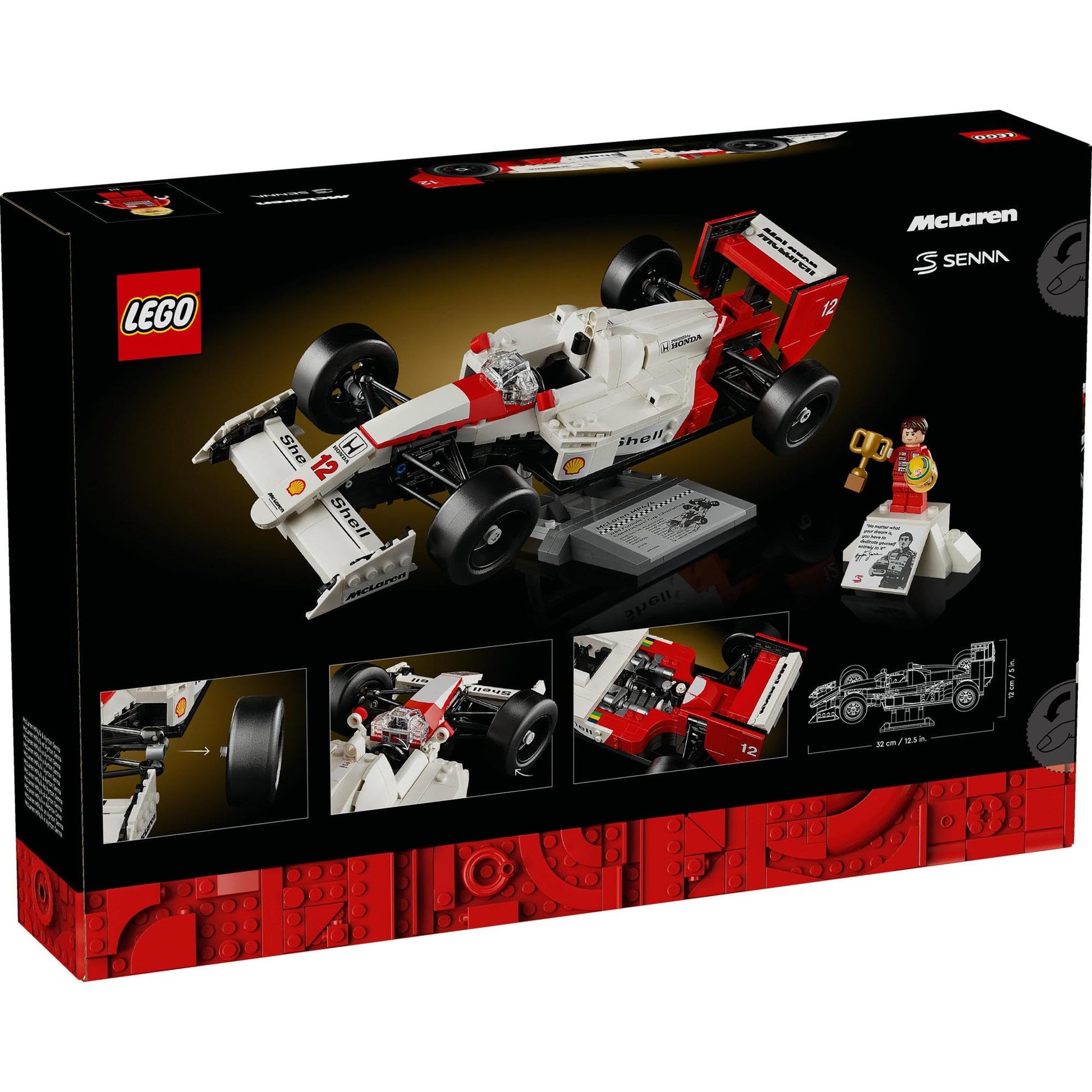 LEGO Icons McLaren MP4/4 & Ayrton Senna 10330 Brick Island