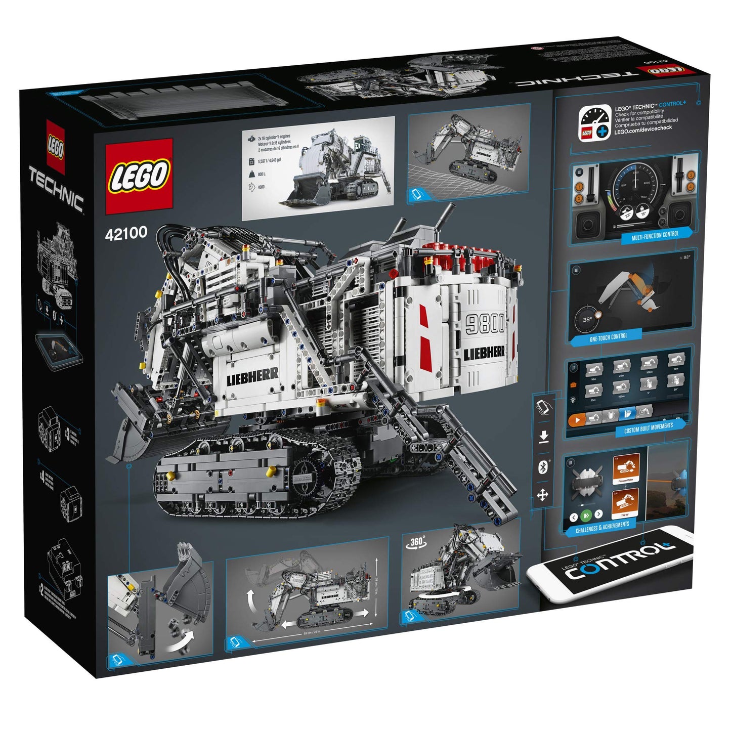 LEGO Technic 42100 Liebherr R 9800 Excavator Brick Island