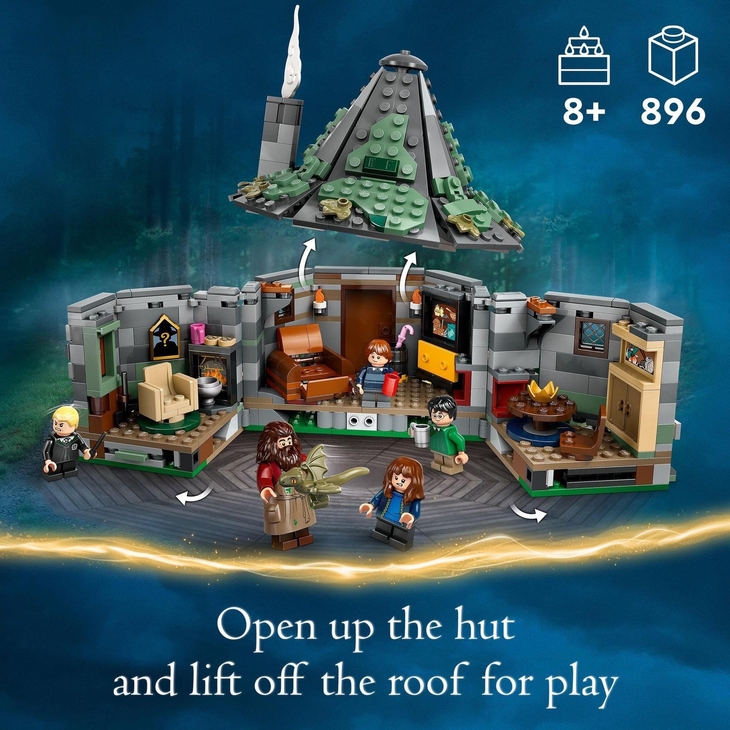 LEGO Harry Potter Hagrid’s Hut: an Unexpected Visit 76428 Brick Island