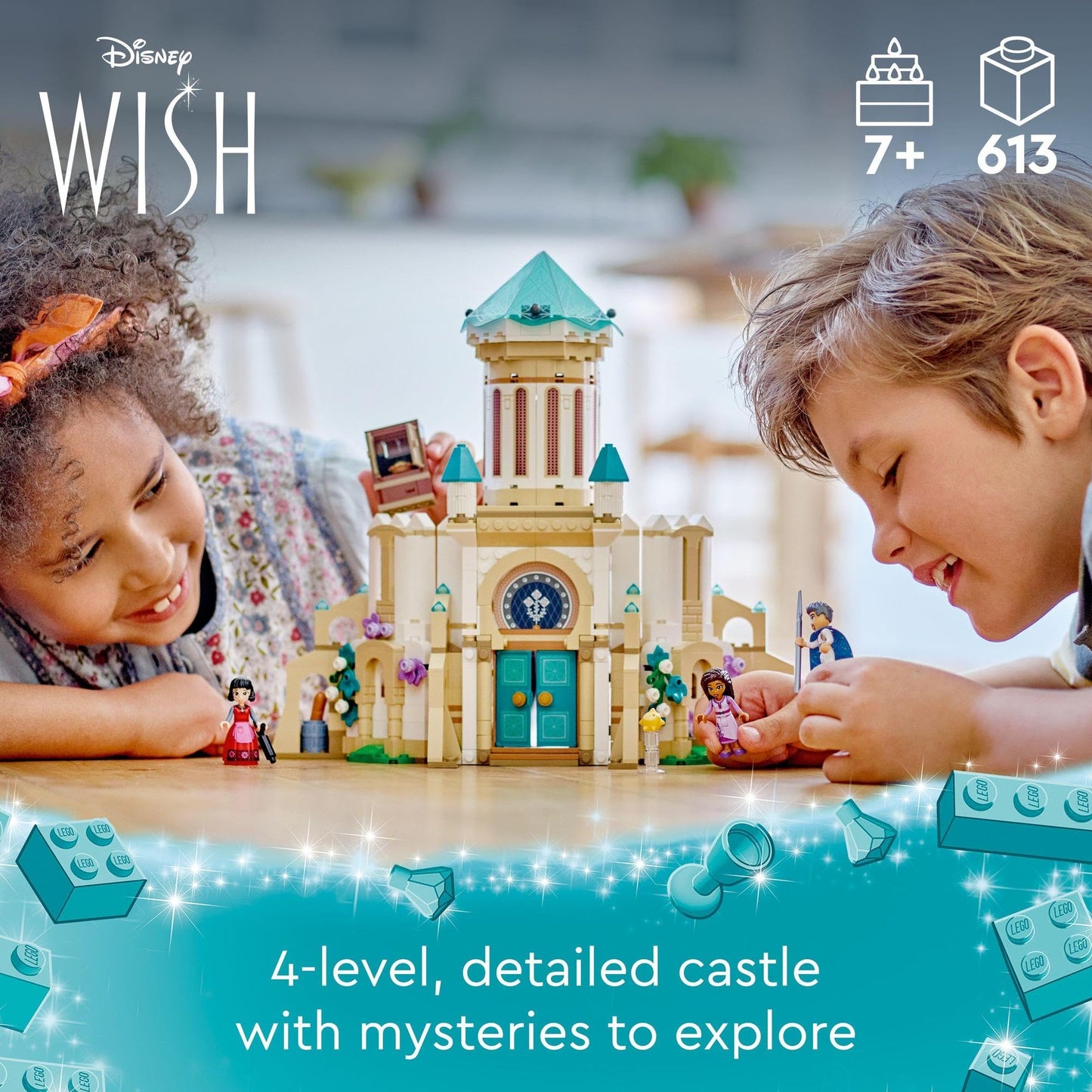 LEGO Disney Princess King Magnifico’s Castle 43224 Amazon