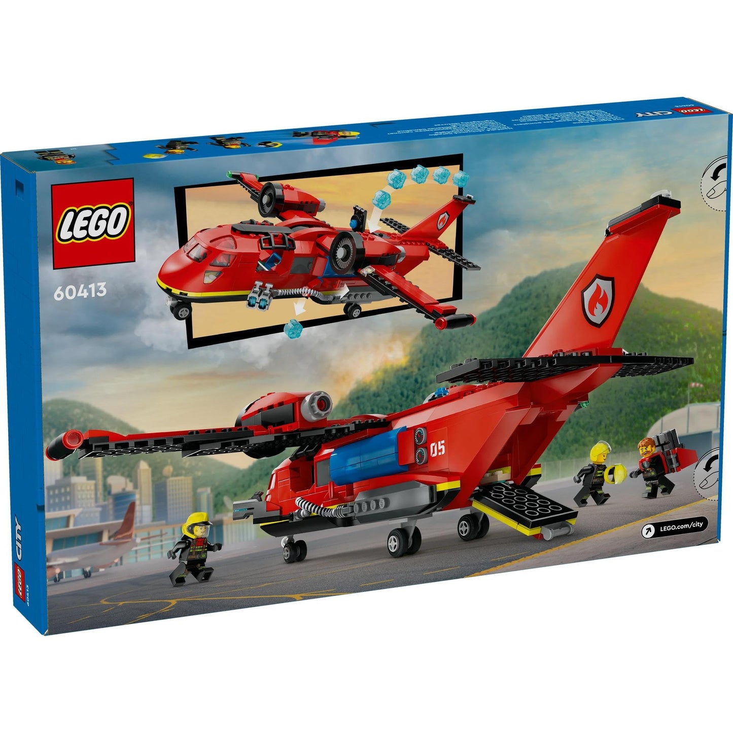 LEGO City Fire Rescue Plane 60413 Brick Island