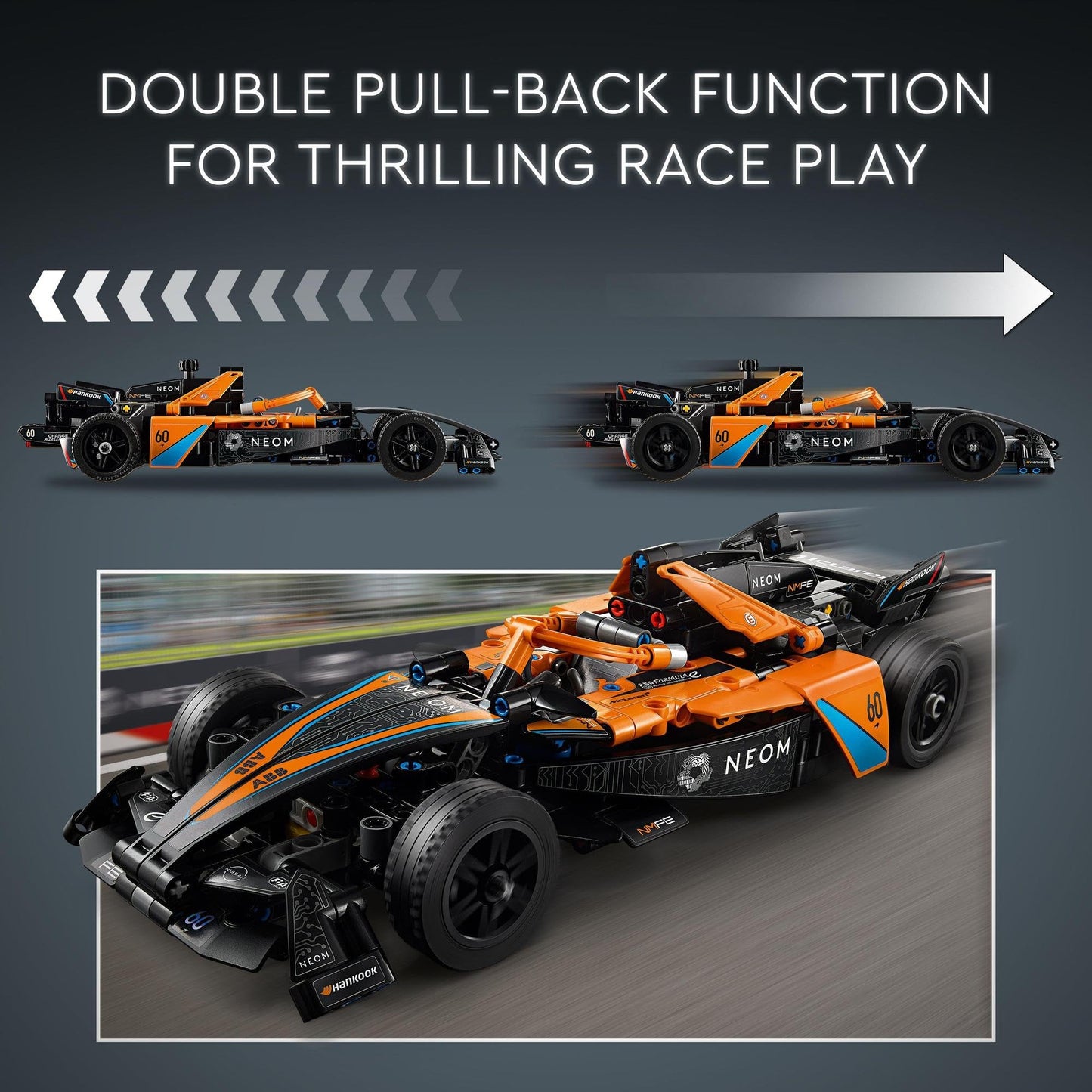 LEGO Technic NEOM McLaren Formula E Race Car 42169 Brick Island