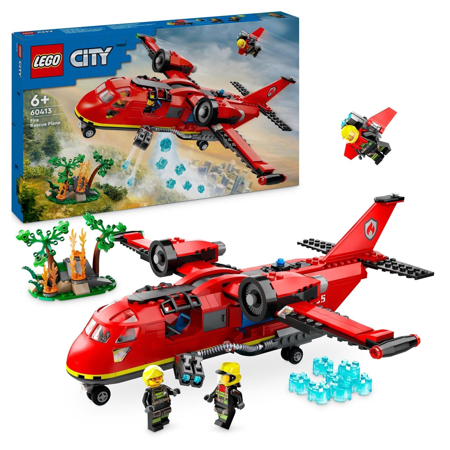 LEGO City Fire Rescue Plane 60413 Brick Island