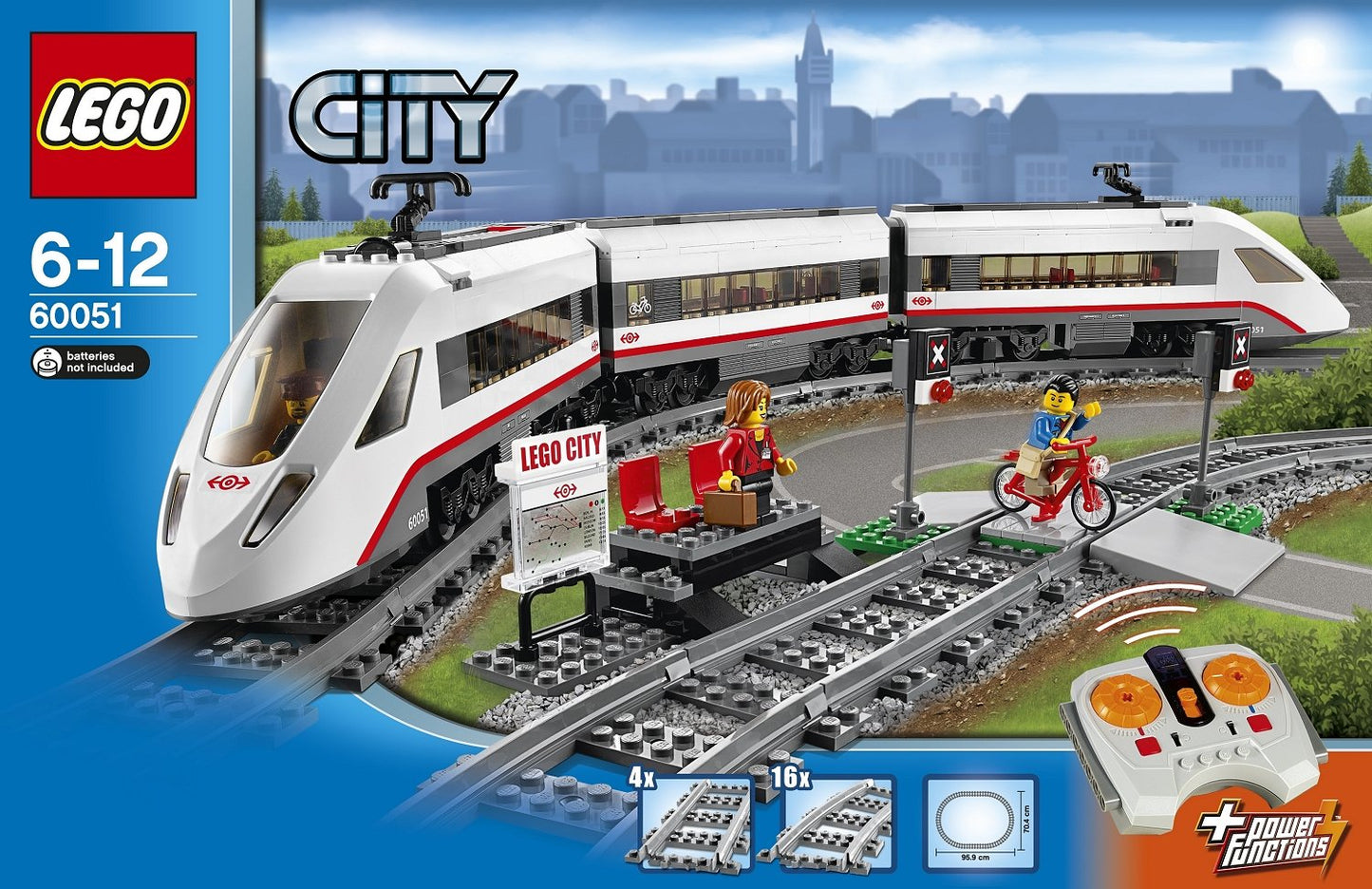 LEGO City High-speed Passenger Train 60051 Brick Island