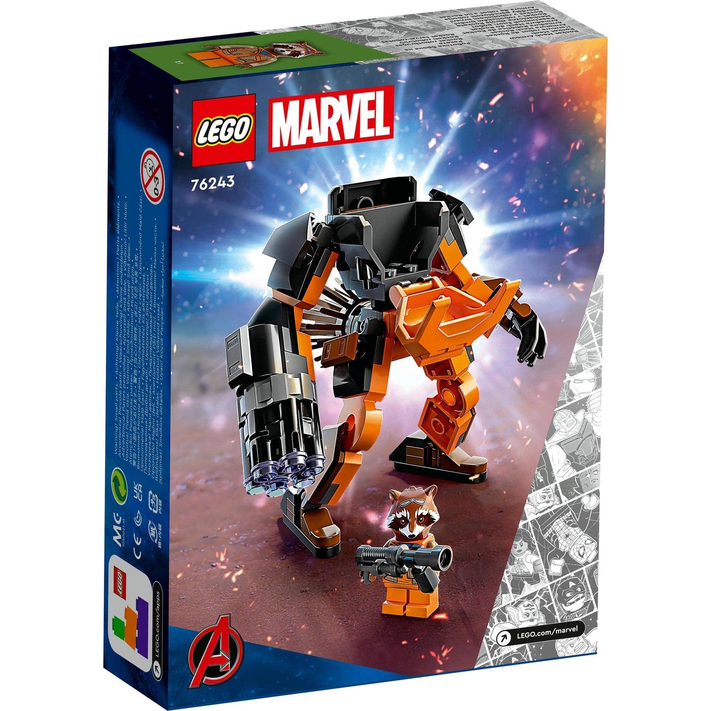 LEGO Super Heroes Marvel Rocket Mech Armour 76243 Brick Island
