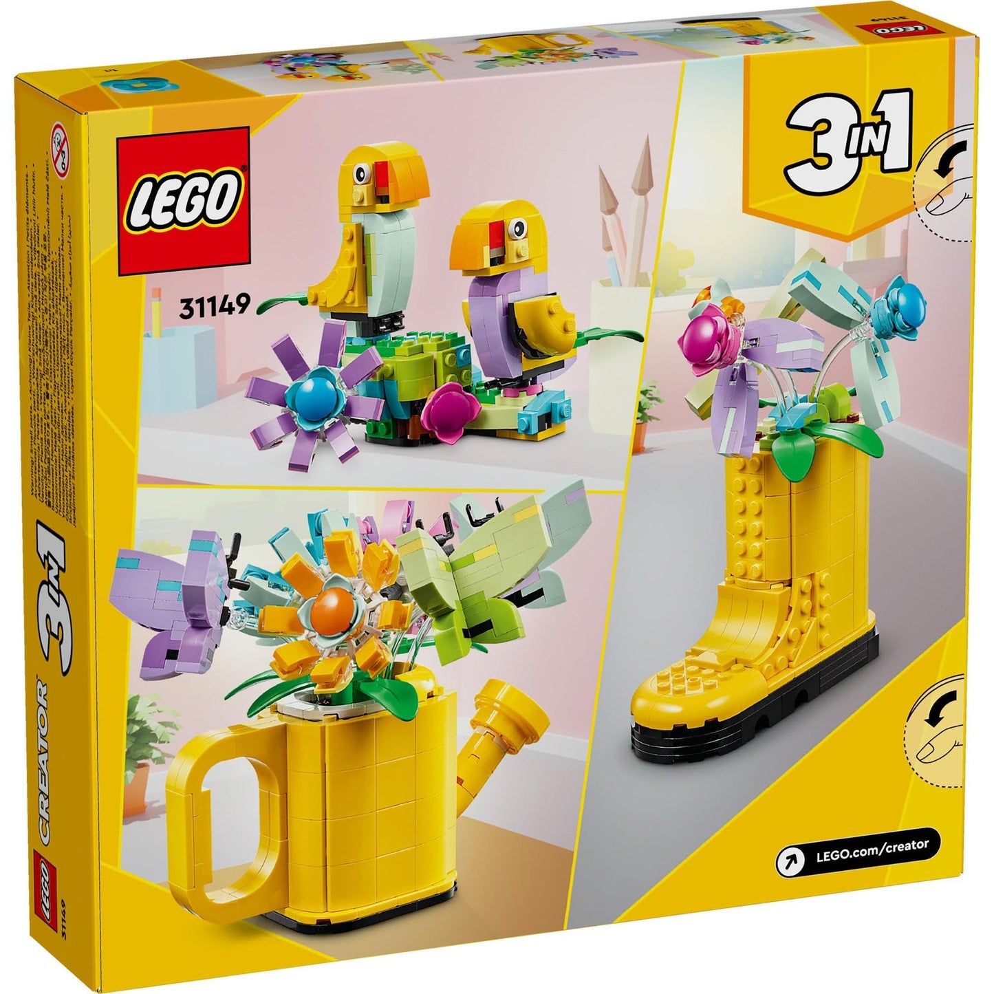 LEGO Creator Flowers in Watering Can 31149 Brick Island