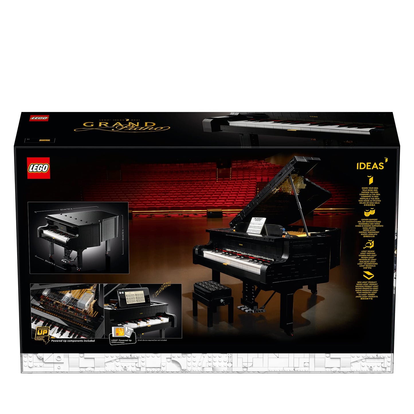 LEGO 21323 Ideas Grand Piano Brick Island