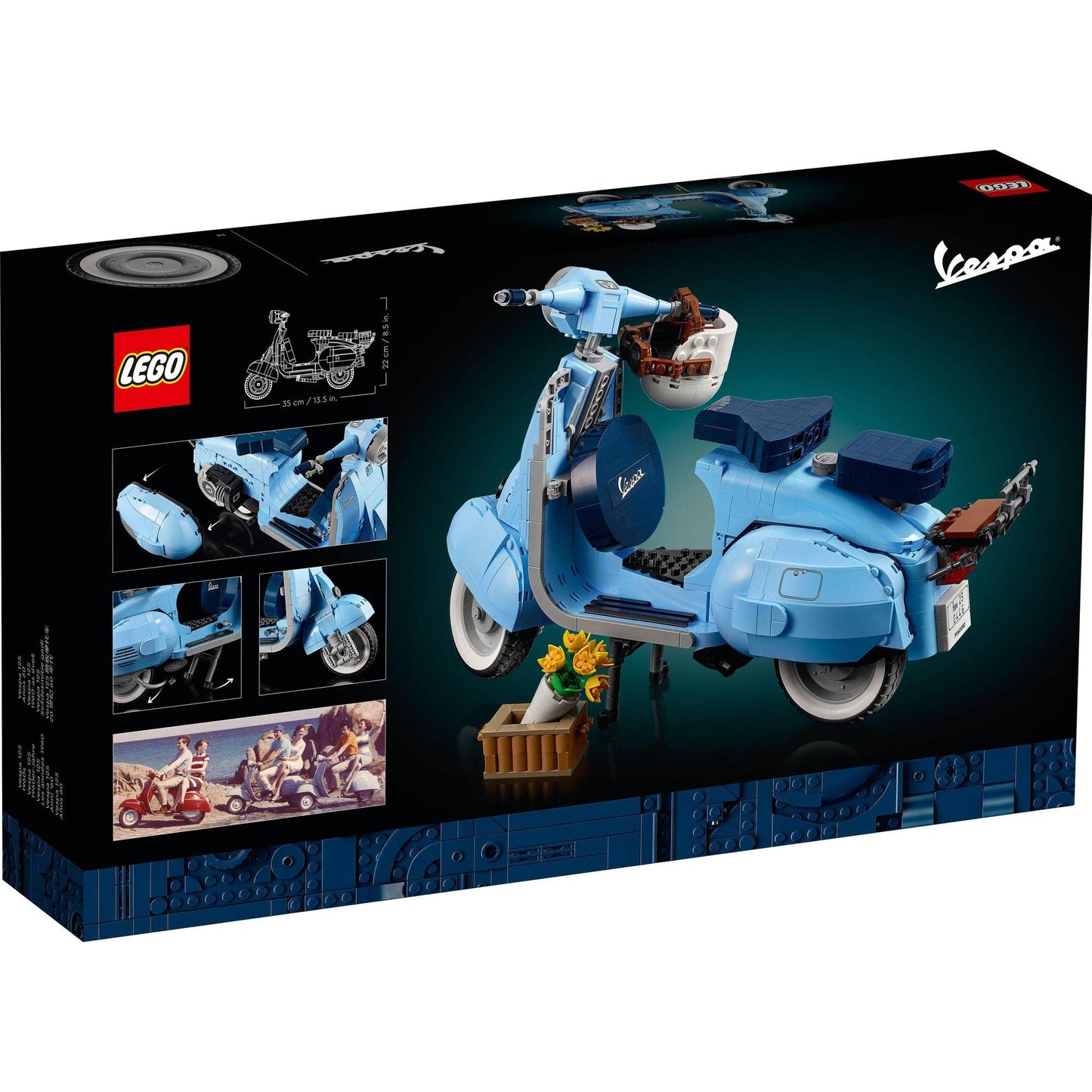 LEGO Icons Vespa 125 10298 Scooter Brick Island