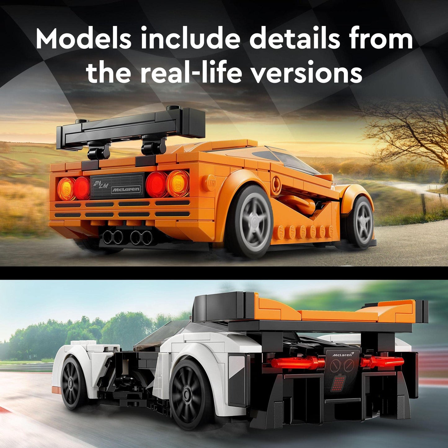 LEGO Speed Champions McLaren Solus GT & McLaren F1 LM 76918 Brick Island