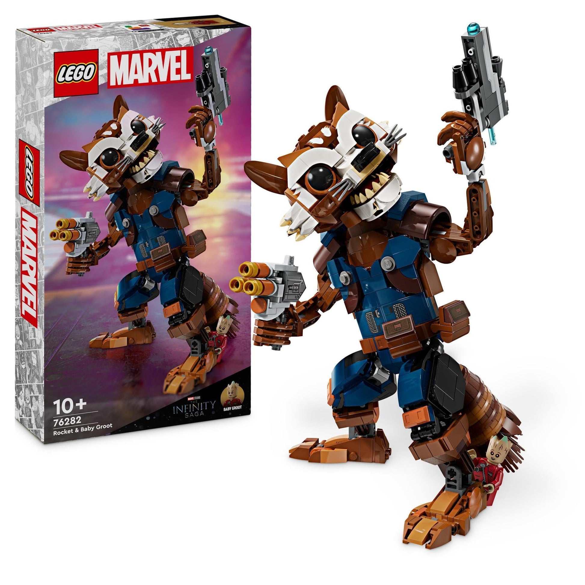 LEGO Super Heroes Marvel Rocket & Baby Groot 76282 Brick Island