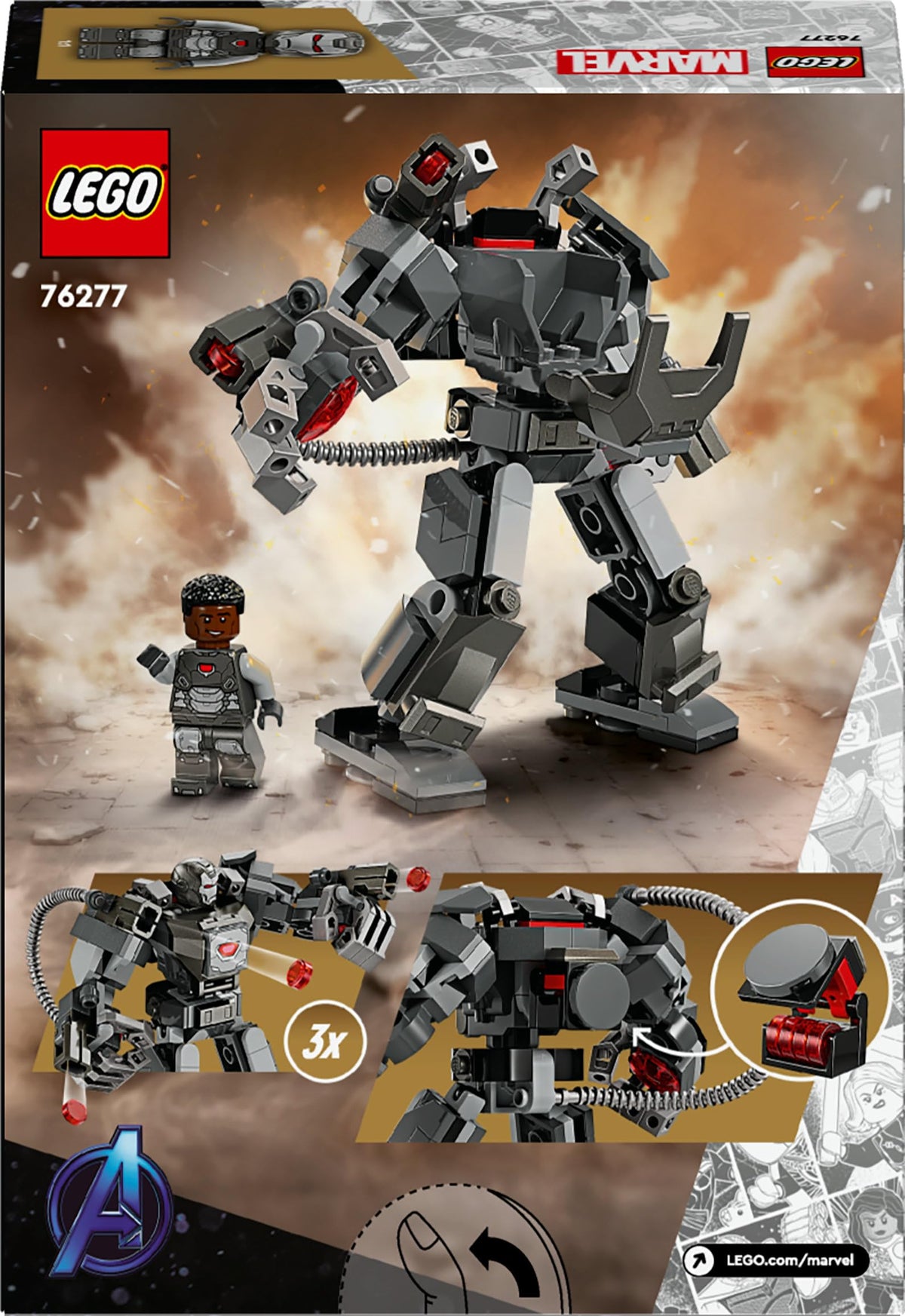 LEGO Marvel War Machine Mech 76277