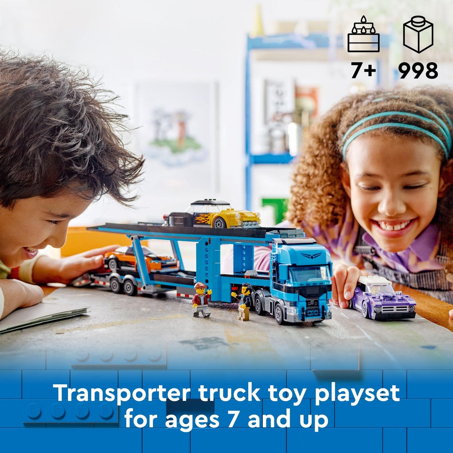 LEGO City Car Transporter Truck 60408 Brick Island