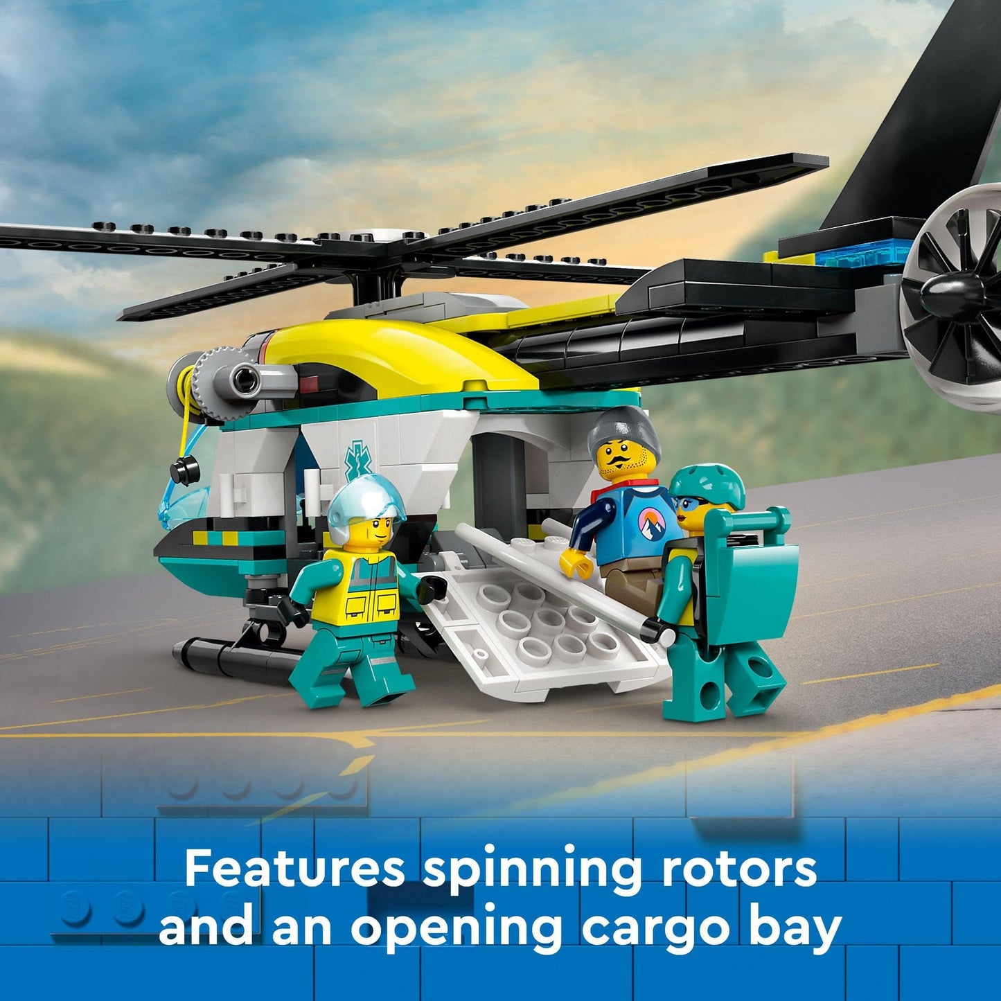 LEGO City Emergency Rescue Helicopter 60405 Amazon