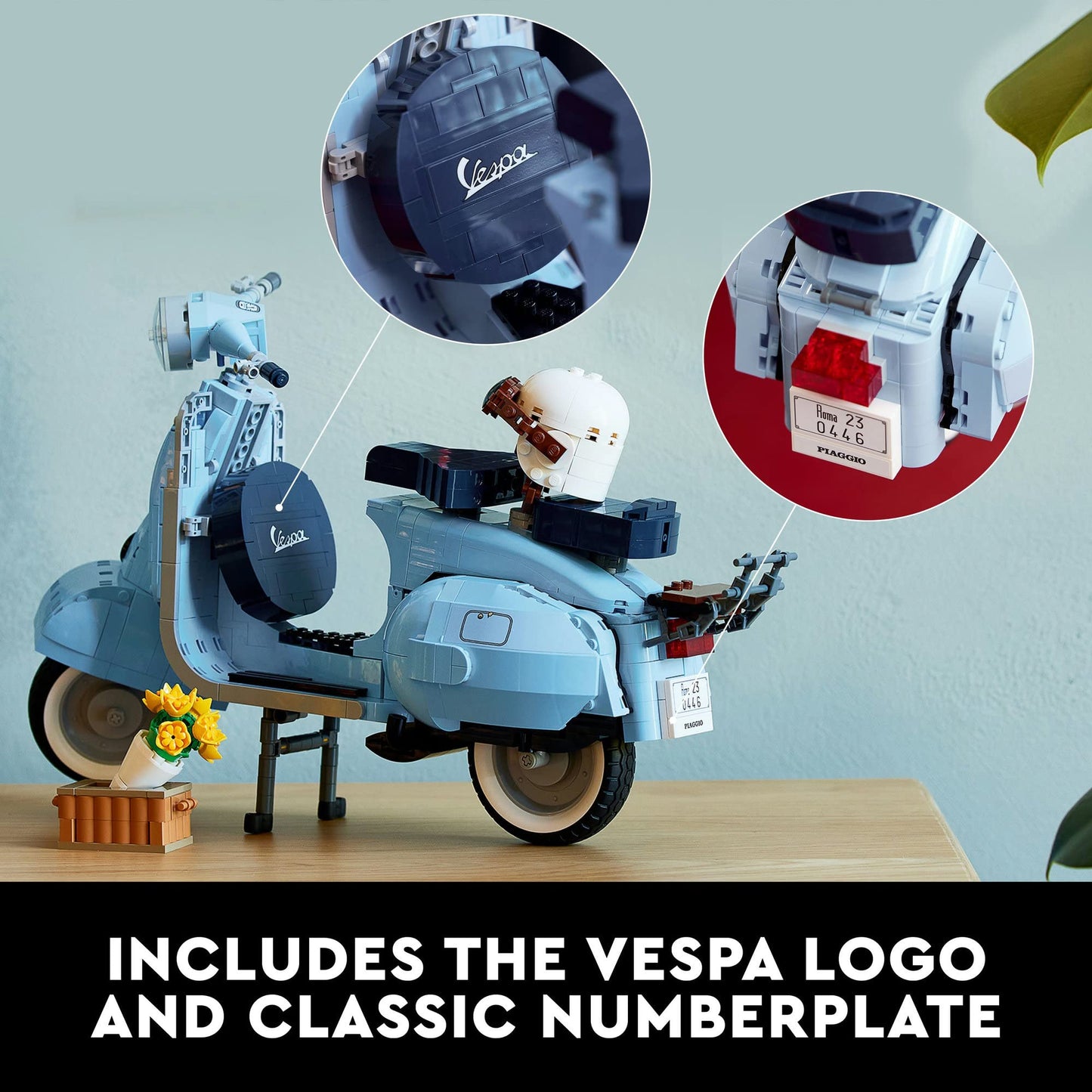 LEGO Icons Vespa 125 10298 Scooter Brick Island