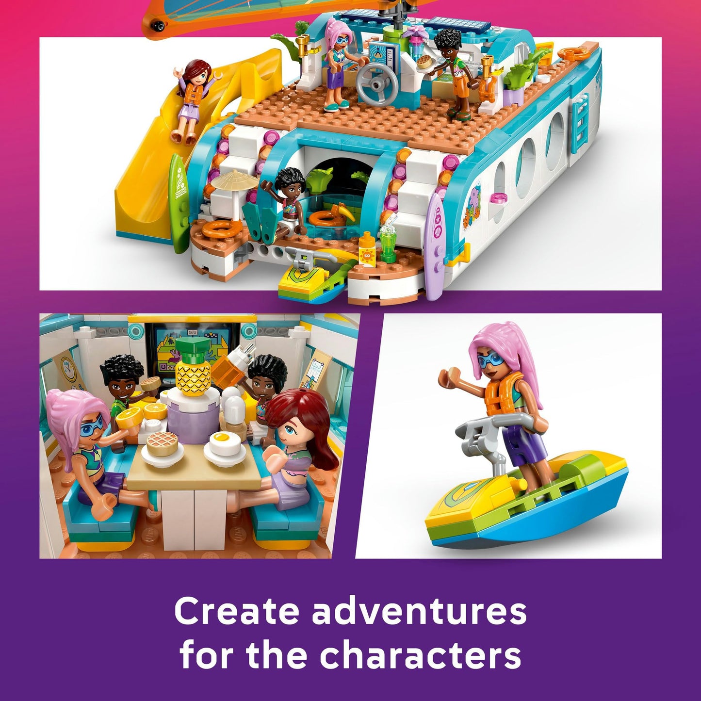 LEGO Friends Travel Boat Adventure 42664