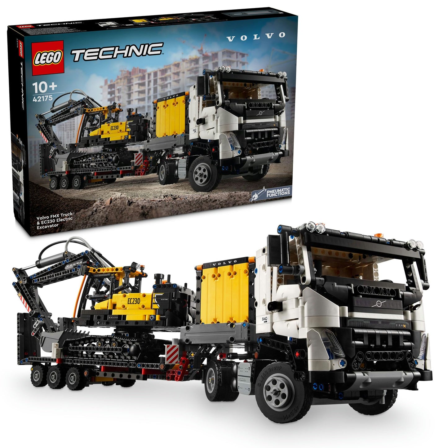LEGO Technic Volvo FMX Truck & EC230 Electric Excavator 42175 Brick Island