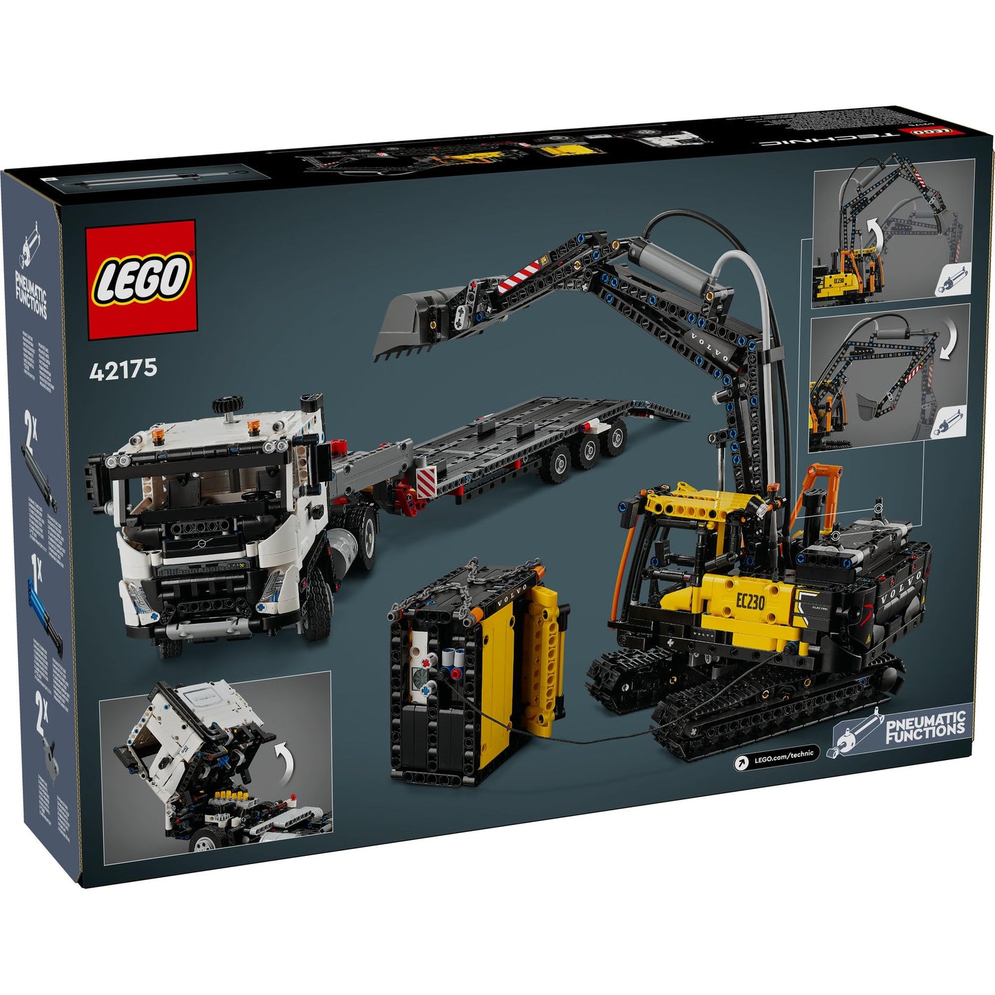 LEGO Technic Volvo FMX Truck & EC230 Electric Excavator 42175 Brick Island