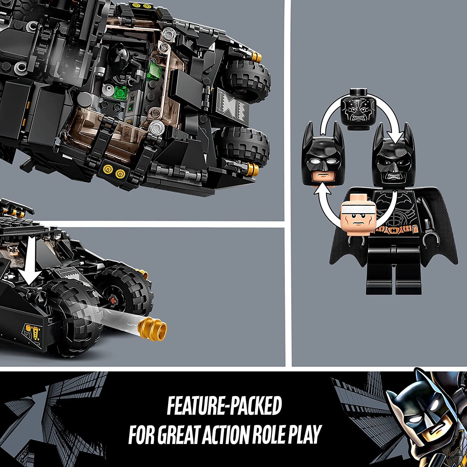 LEGO Batman 76239 Batmobile Tumbler: Scarecrow Showdown Brick Island