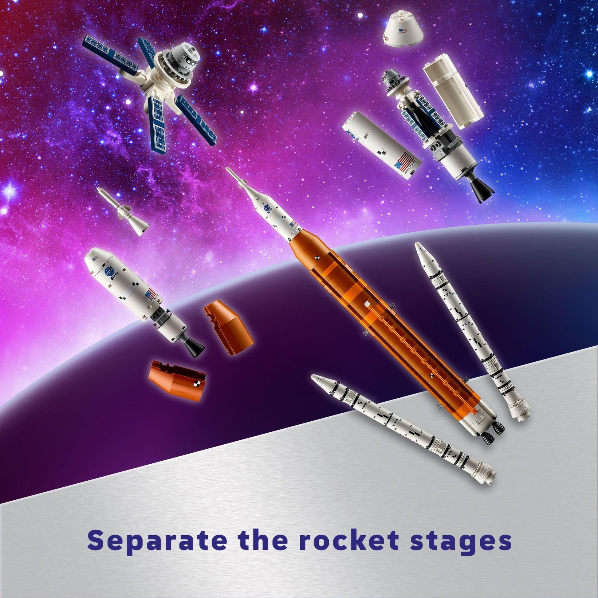 LEGO Icons NASA Artemis Space Launch System, 10341 Brick Island