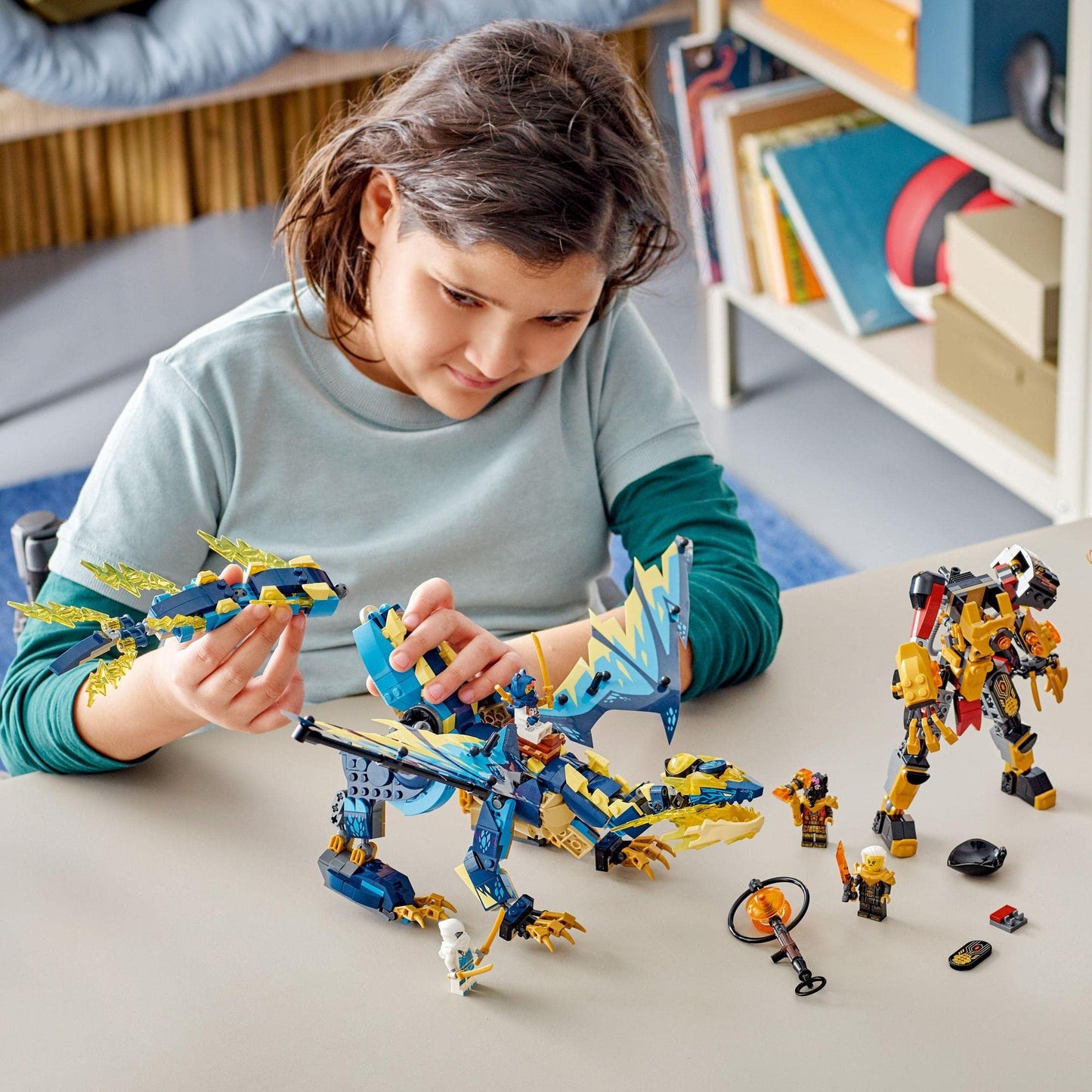 LEGO NINJAGO Elemental Dragon vs. The Empress Mech 71796 Brick Island