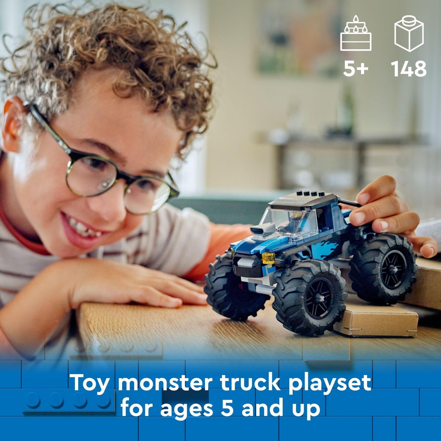 LEGO City Blue Monster Truck 60402 Brick Island