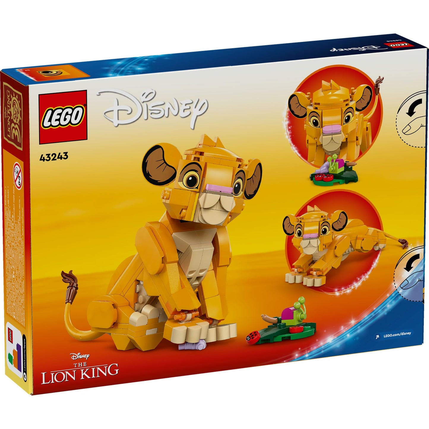 LEGO Disney Simba The Lion King Cub 43243 Brick Island