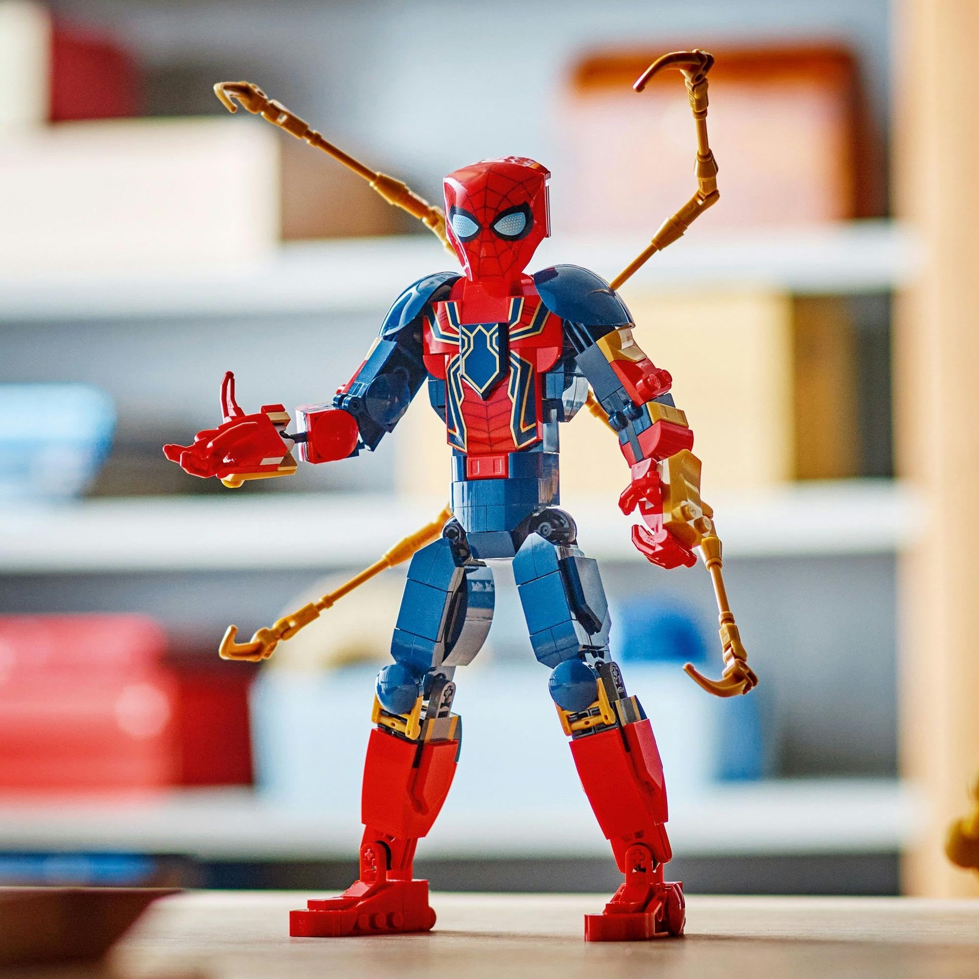 LEGO Super Heroes Marvel Iron Spider-Man Construction Figure 76298 Brick Island