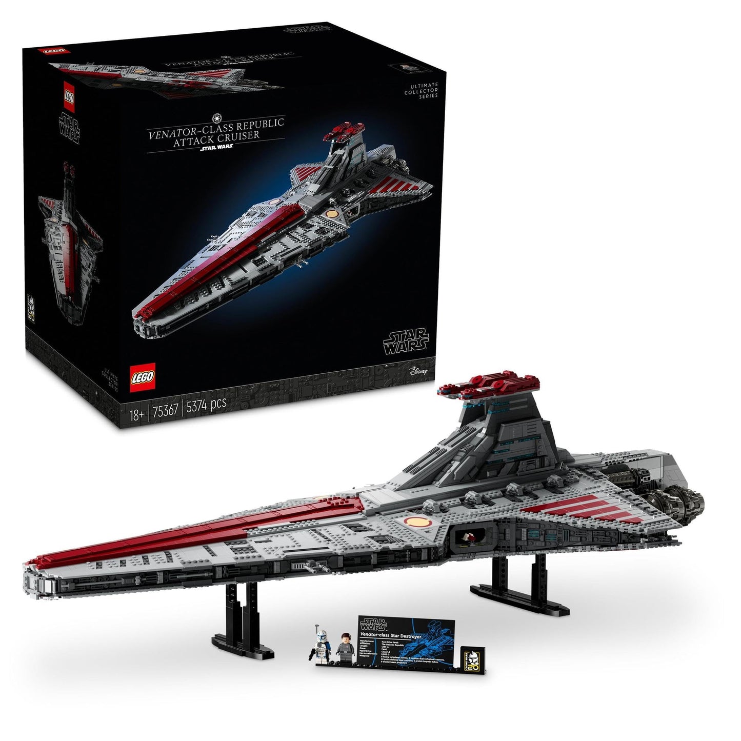 LEGO Star Wars Venator-Class Republic Attack Cruiser 75367 Brick Island