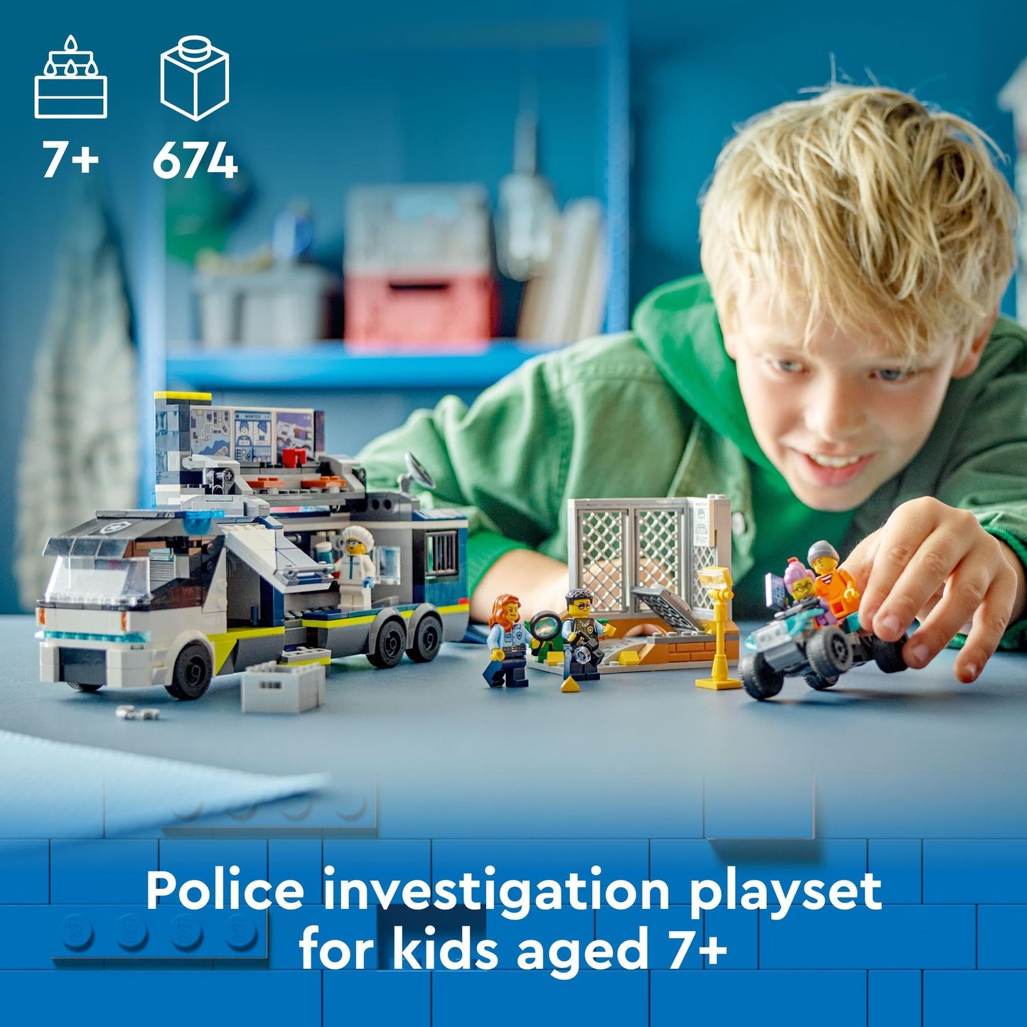 LEGO City Police Mobile Crime Lab Truck 60418 Brick Island