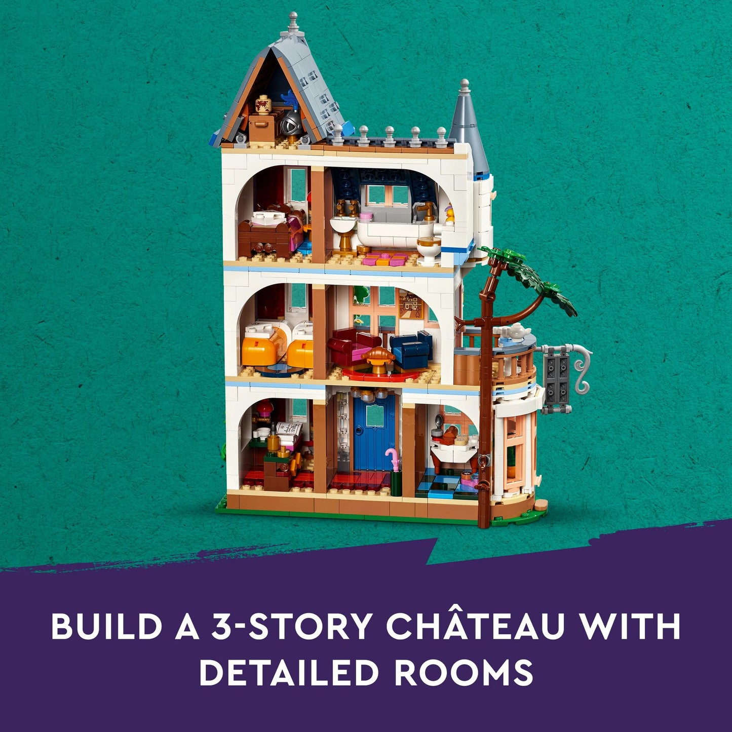 LEGO Friends Castle Bed and Breakfast 42638 Brick Island