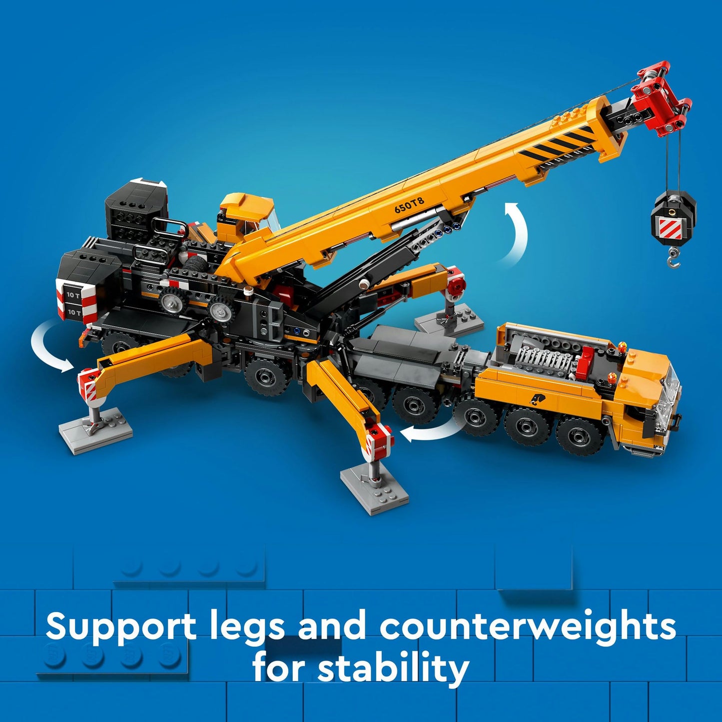 LEGO City Yellow Mobile Construction Crane 60409 Brick Island