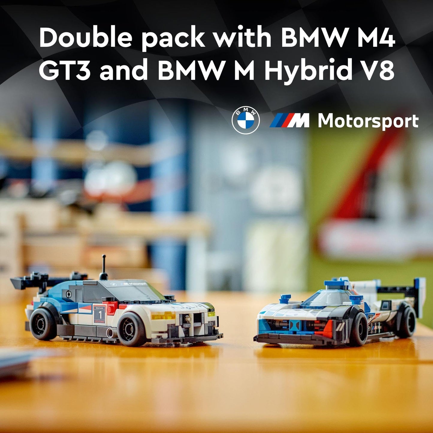 LEGO BMW M4 GT3 & BMW M Hybrid V8 Race Cars 76922 Brick Island